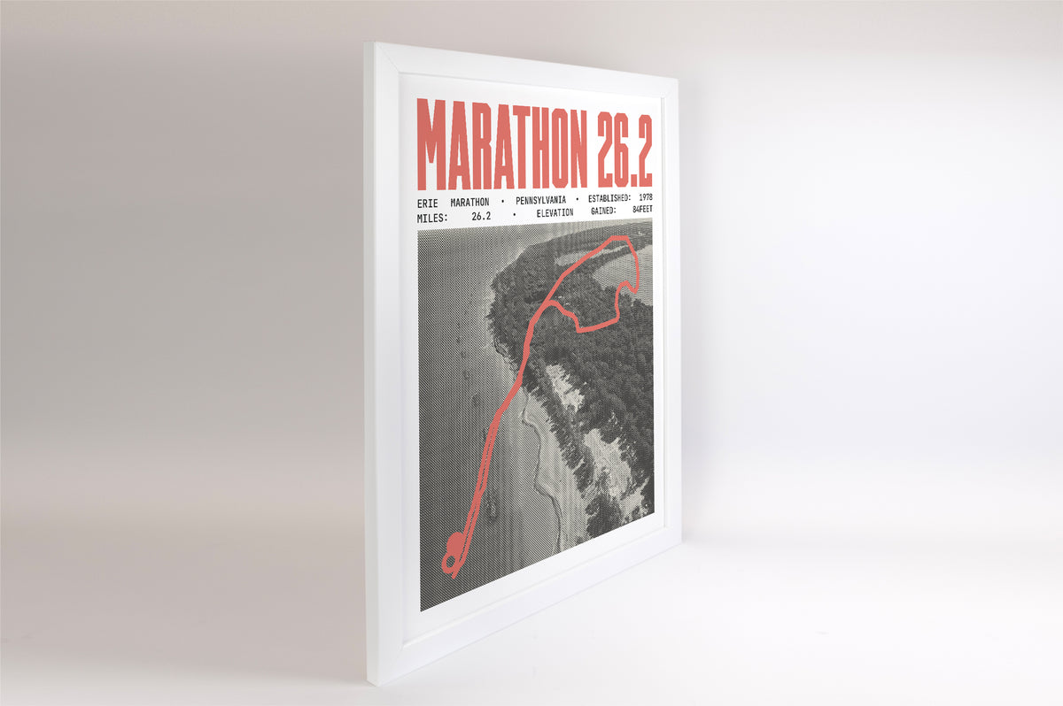 Erie Marathon Poster