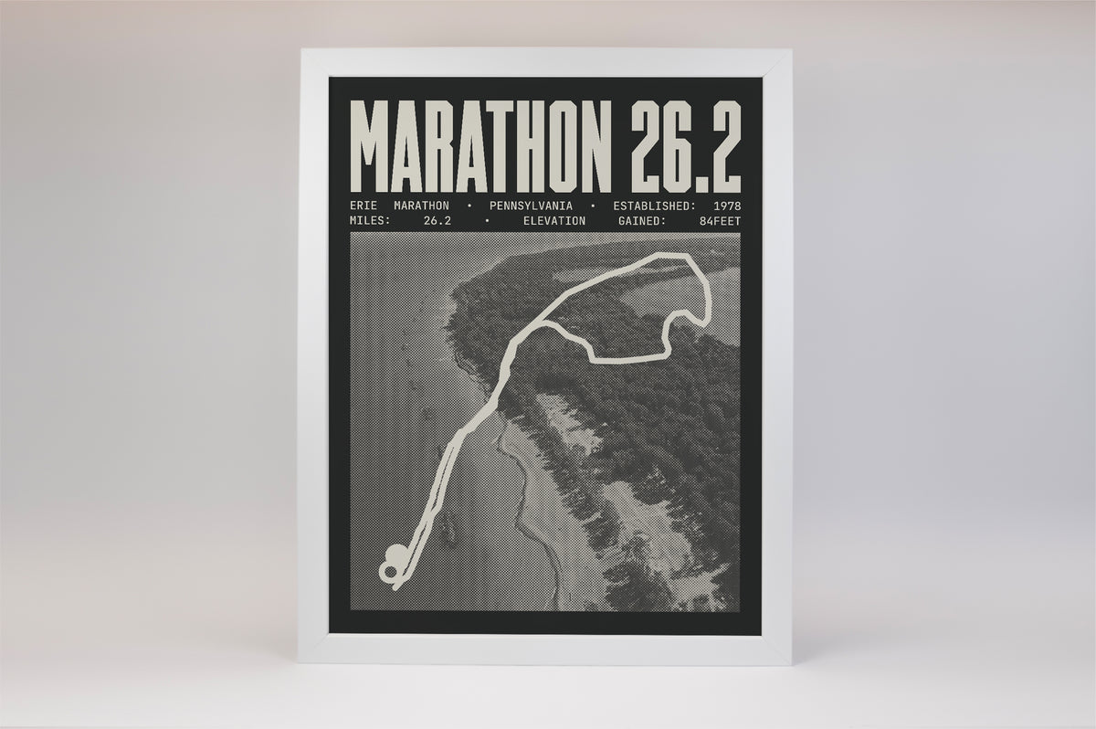Erie Marathon Poster