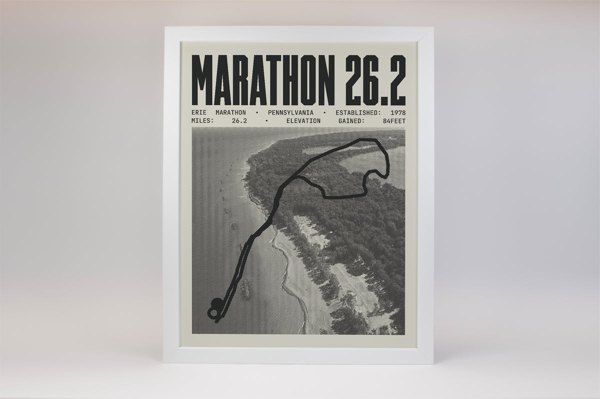 Erie Marathon Poster