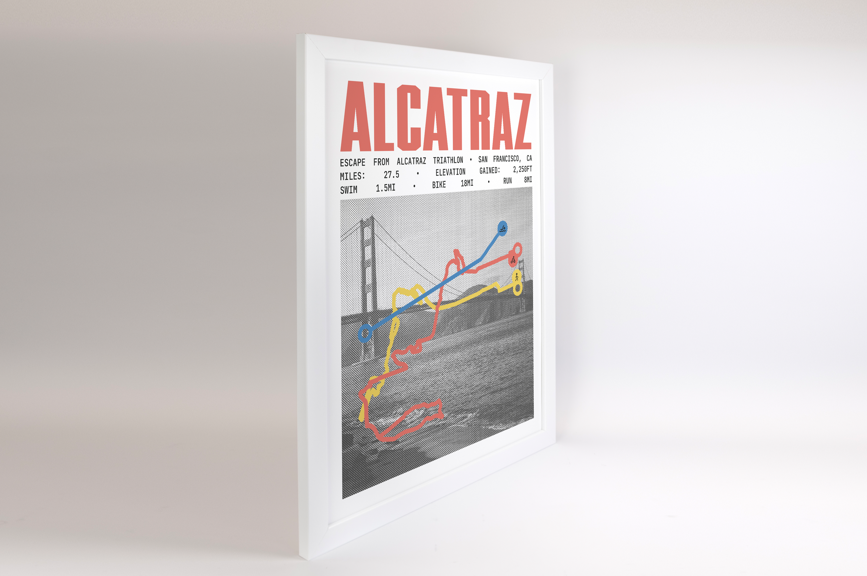 Escape from Alcatraz Triathlon Poster