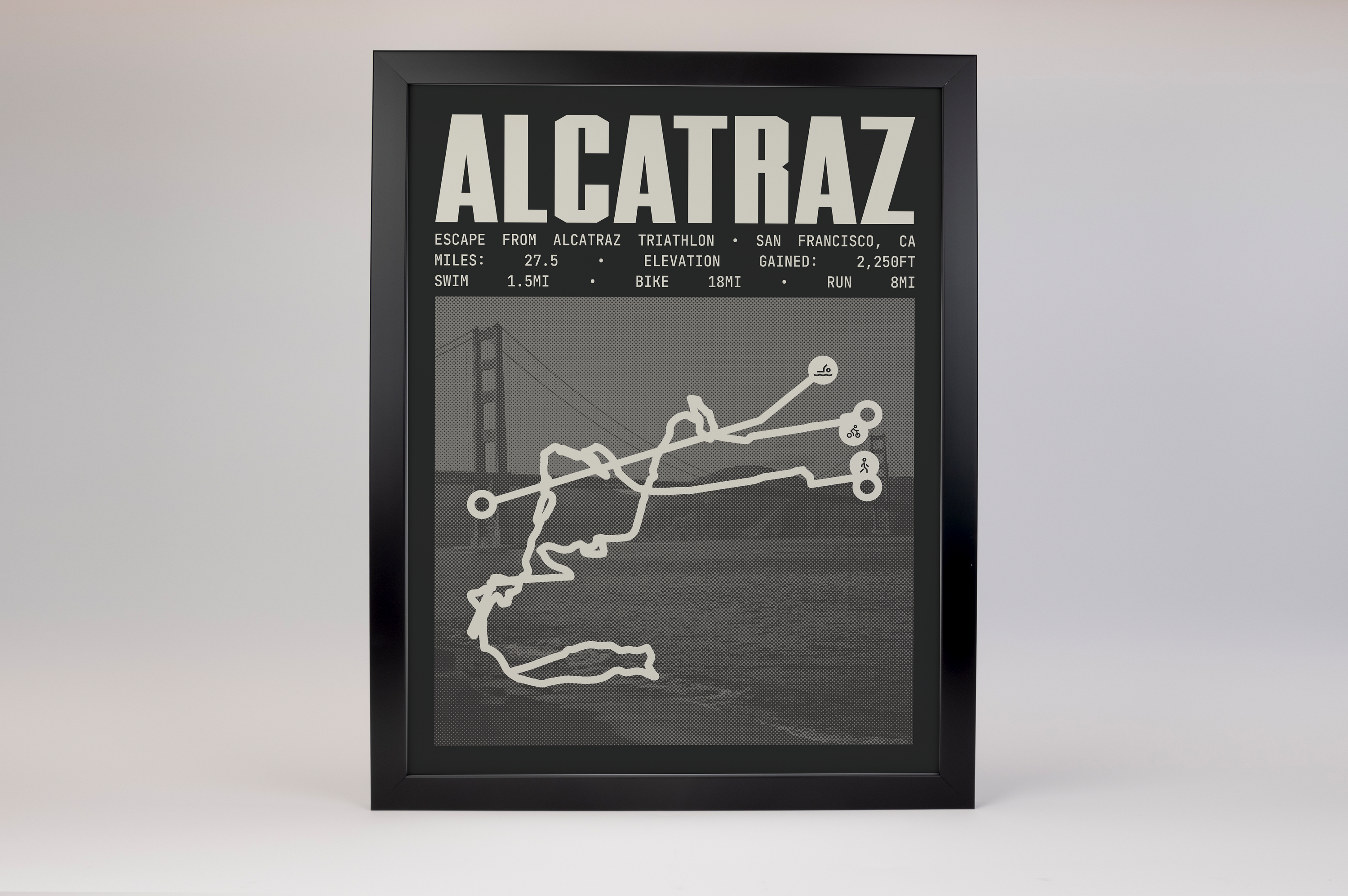 Escape from Alcatraz Triathlon Poster