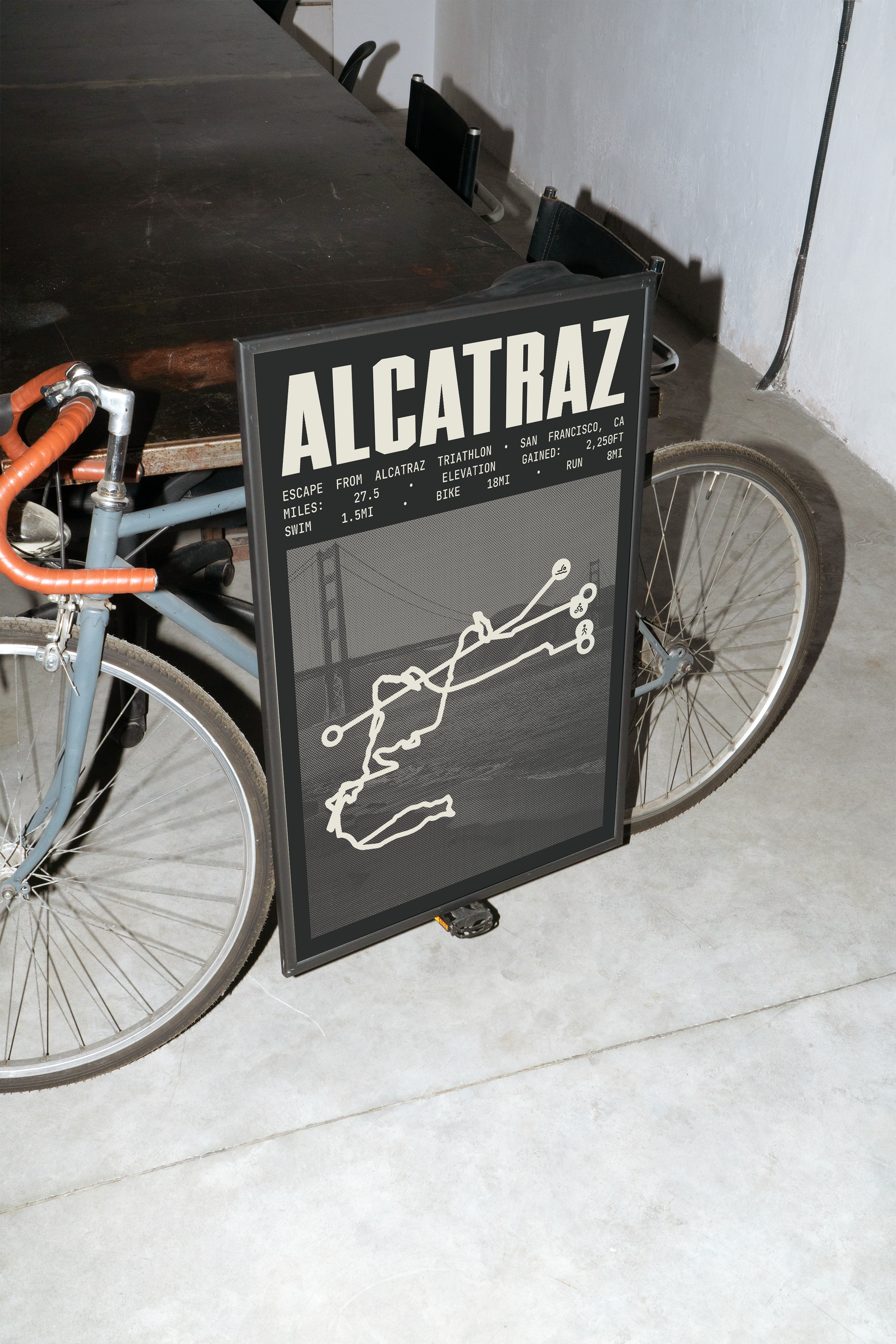 Escape from Alcatraz Triathlon Poster