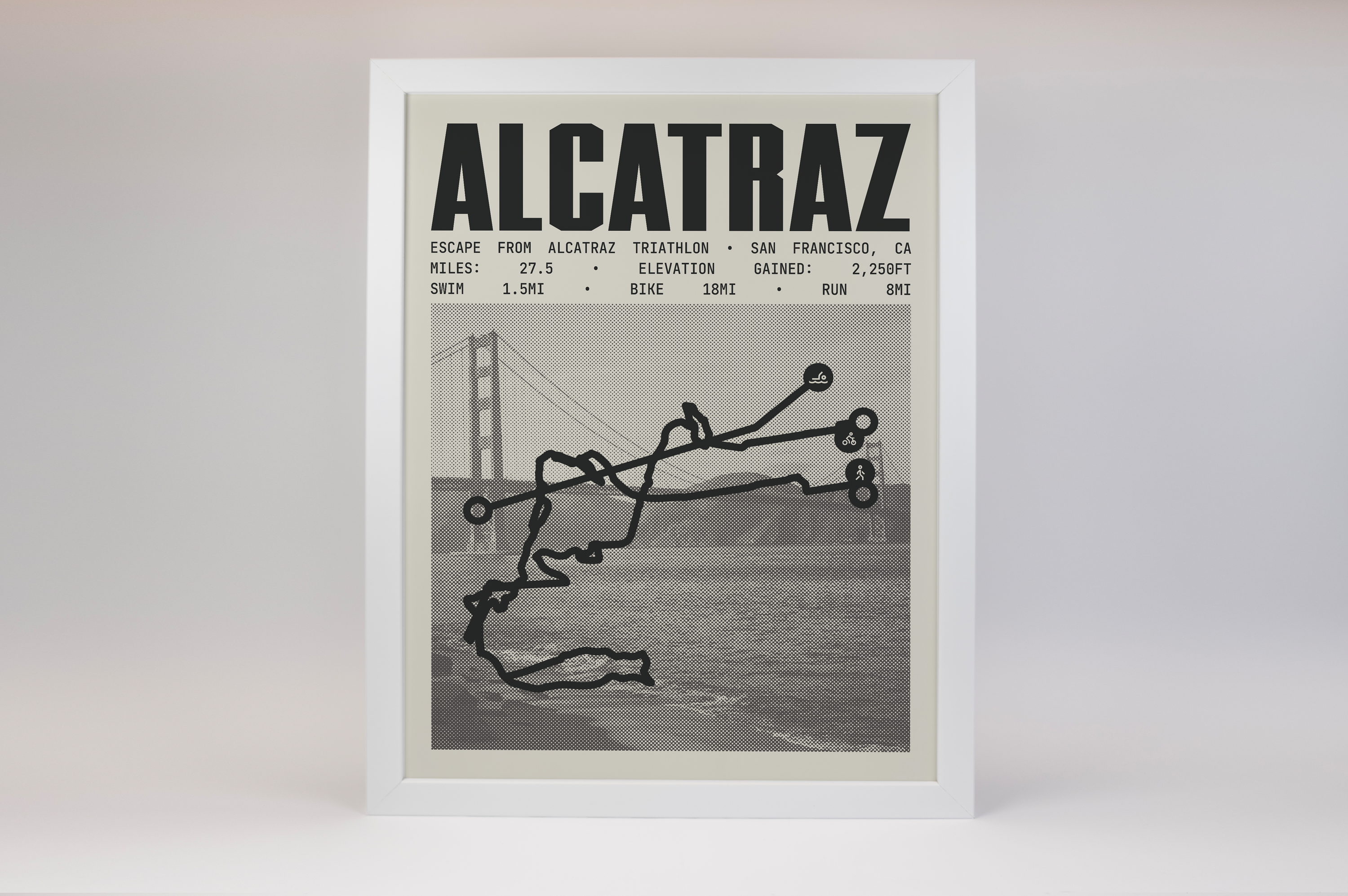 Escape from Alcatraz Triathlon Poster