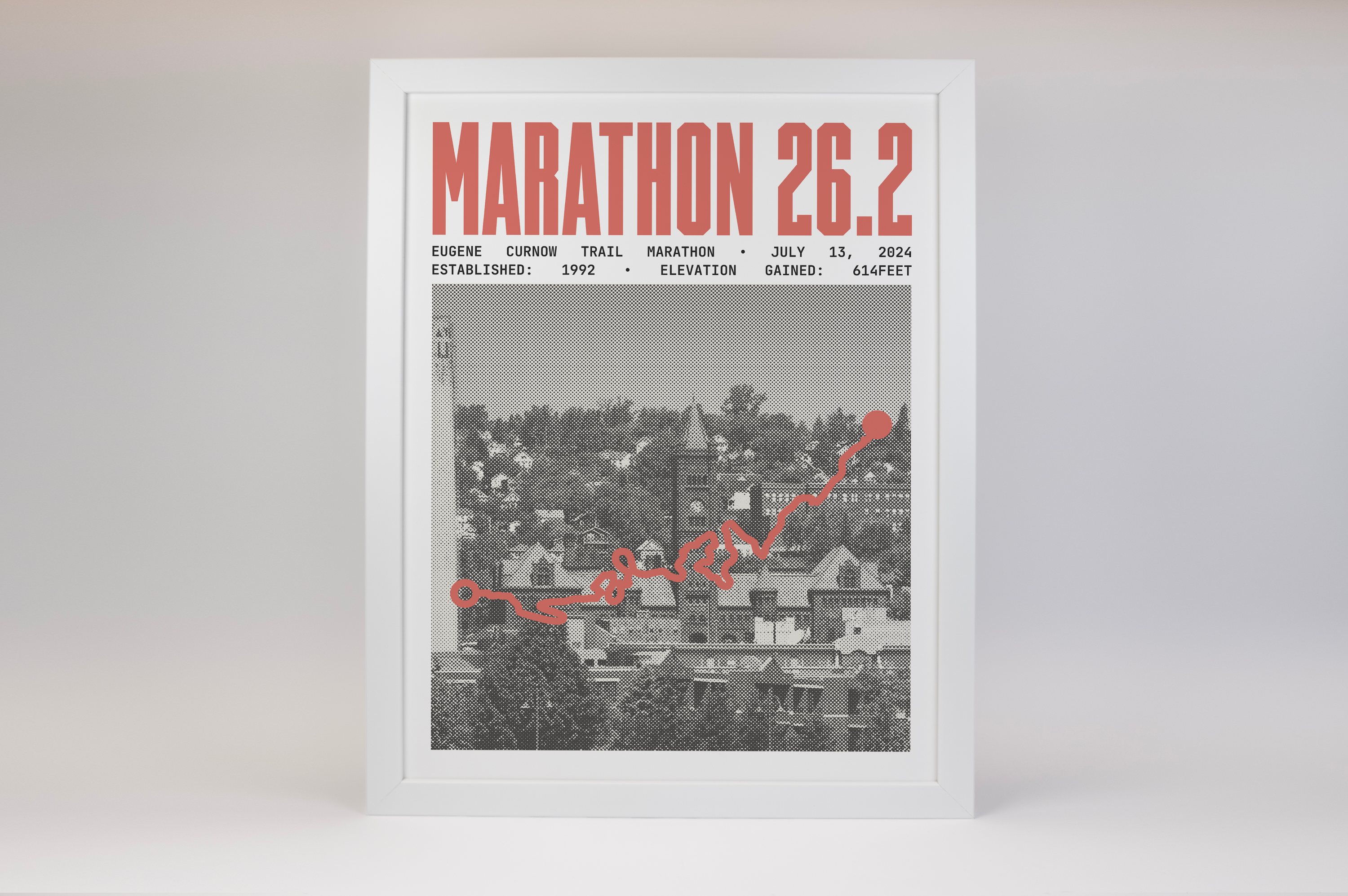 Eugene Curnow Trail Marathon Poster