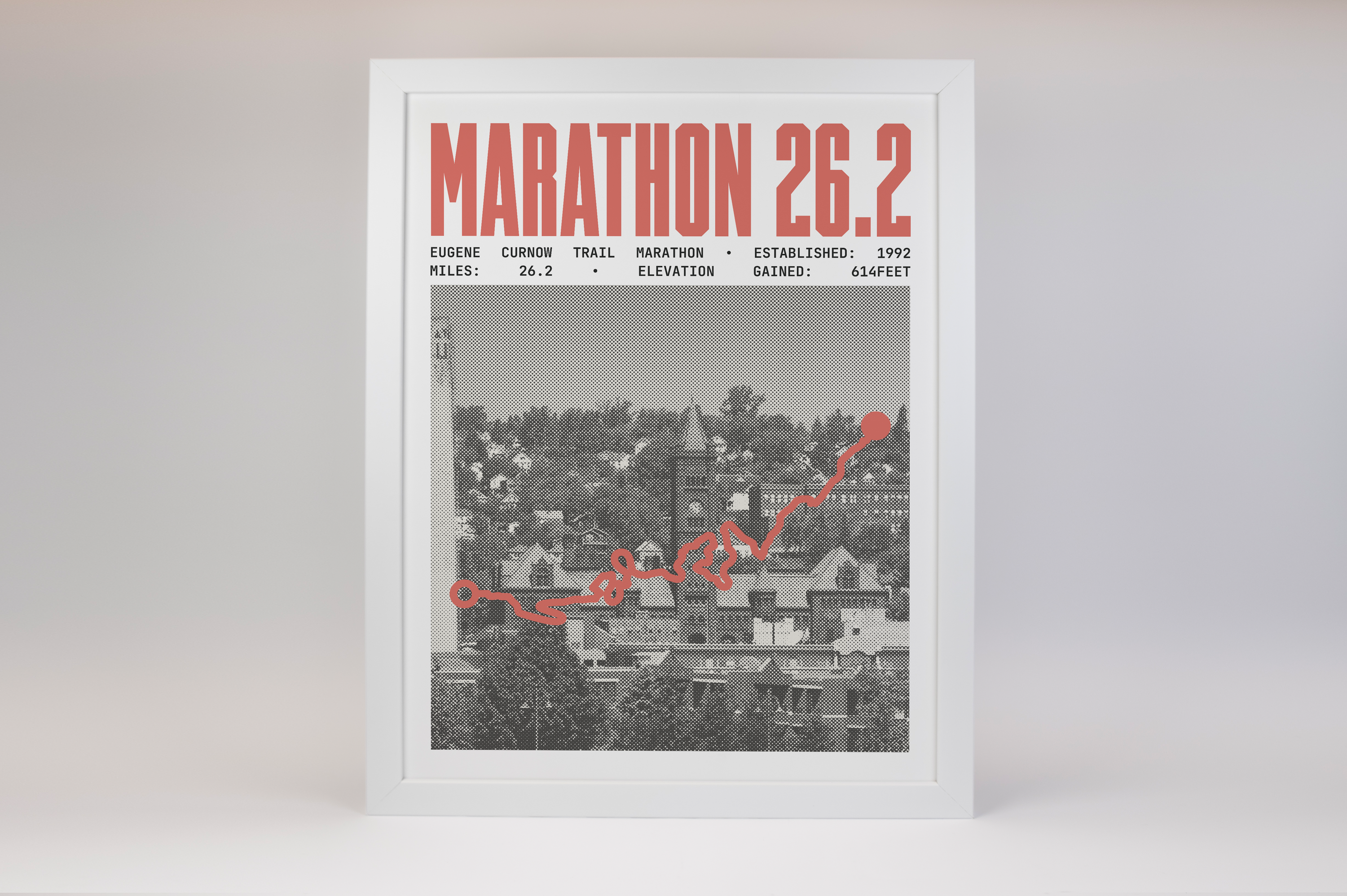 Eugene Curnow Trail Marathon Poster