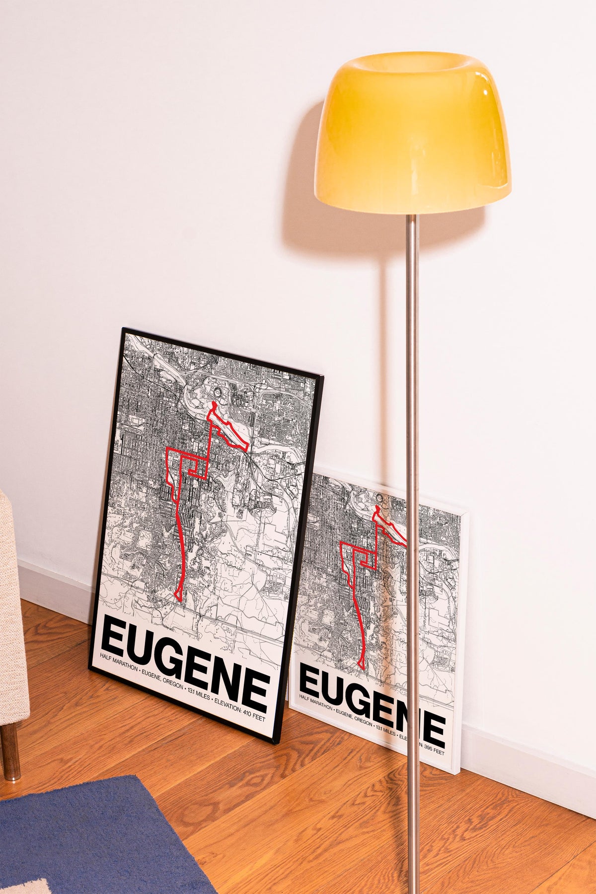 Eugene Half Marathon Poster - Grid Style