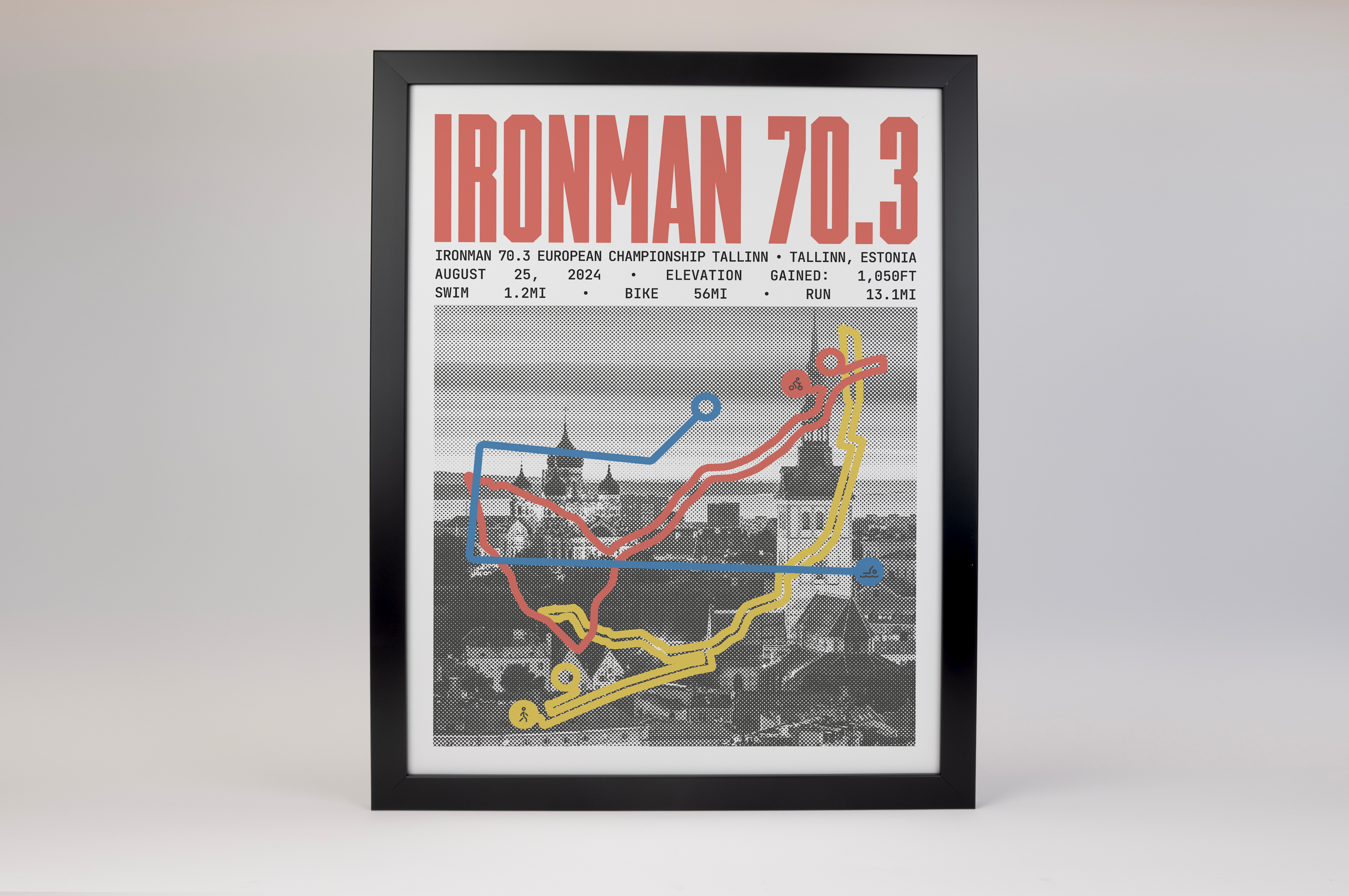 Ironman 70.3 European Championship Tallinn Poster