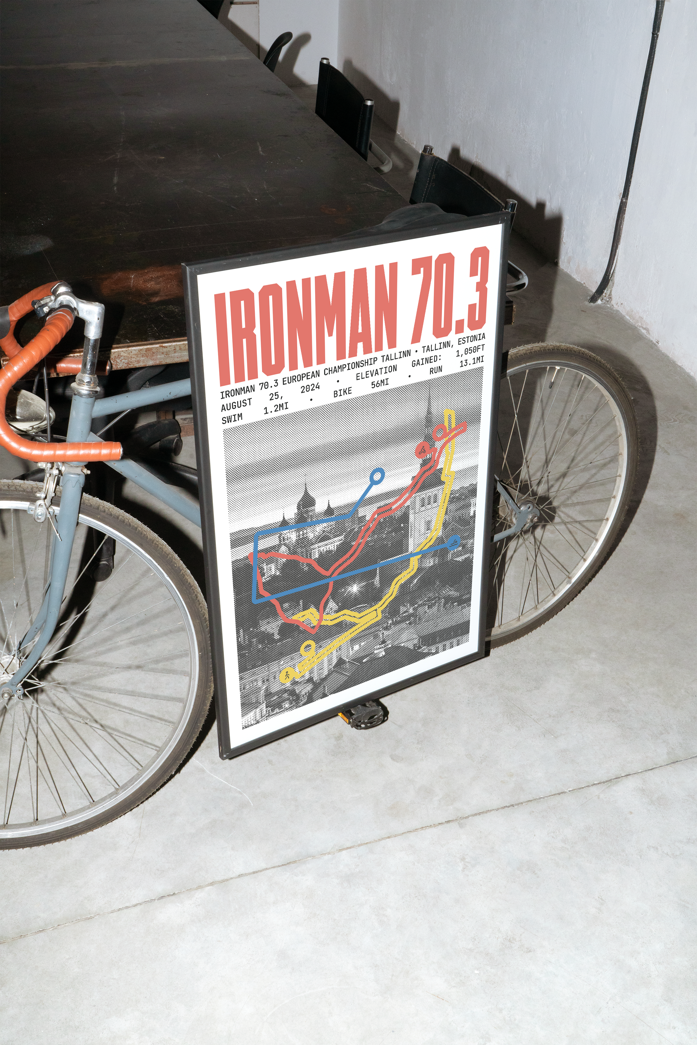 Ironman 70.3 European Championship Tallinn Poster