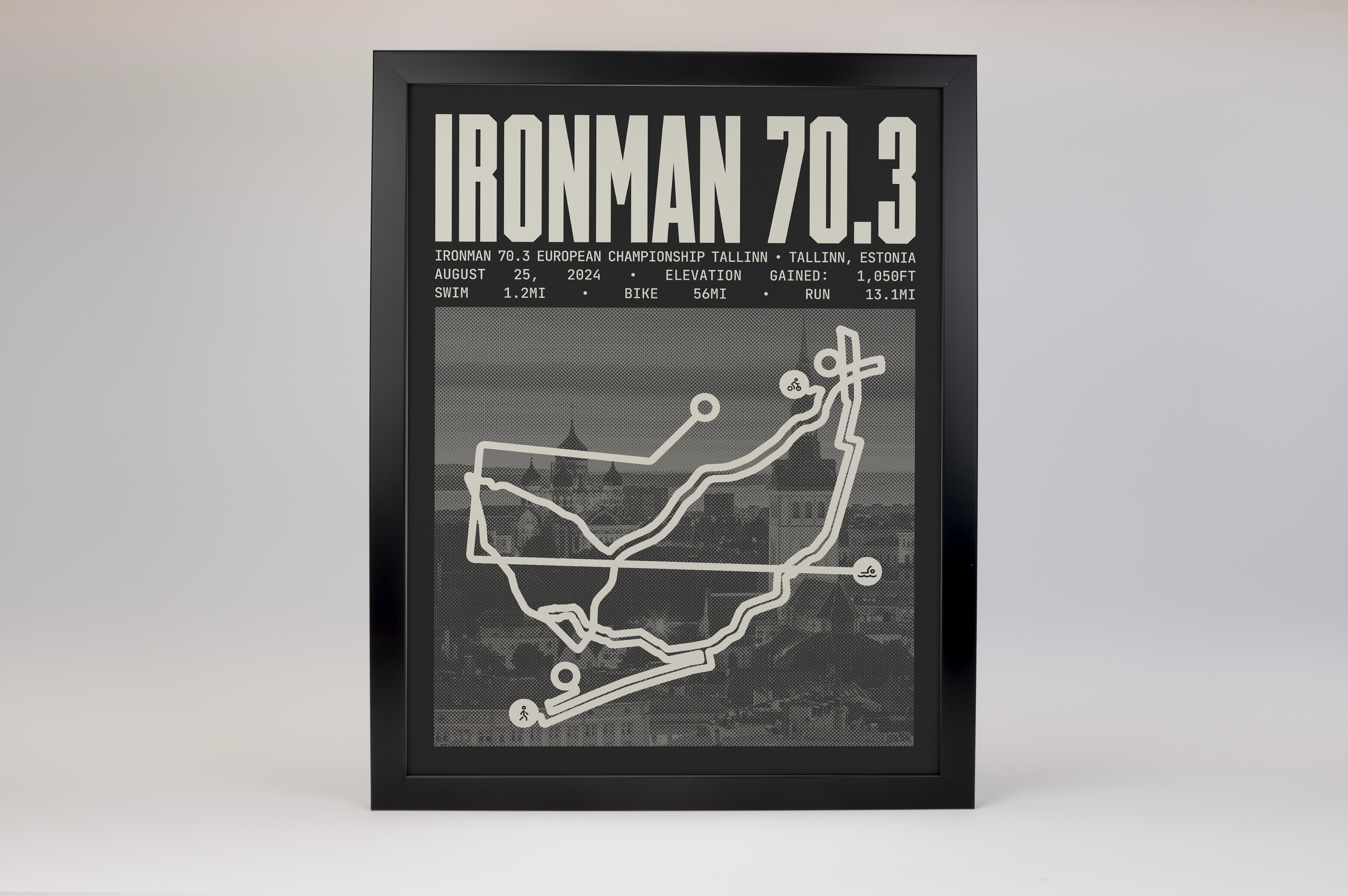 Ironman 70.3 European Championship Tallinn Poster