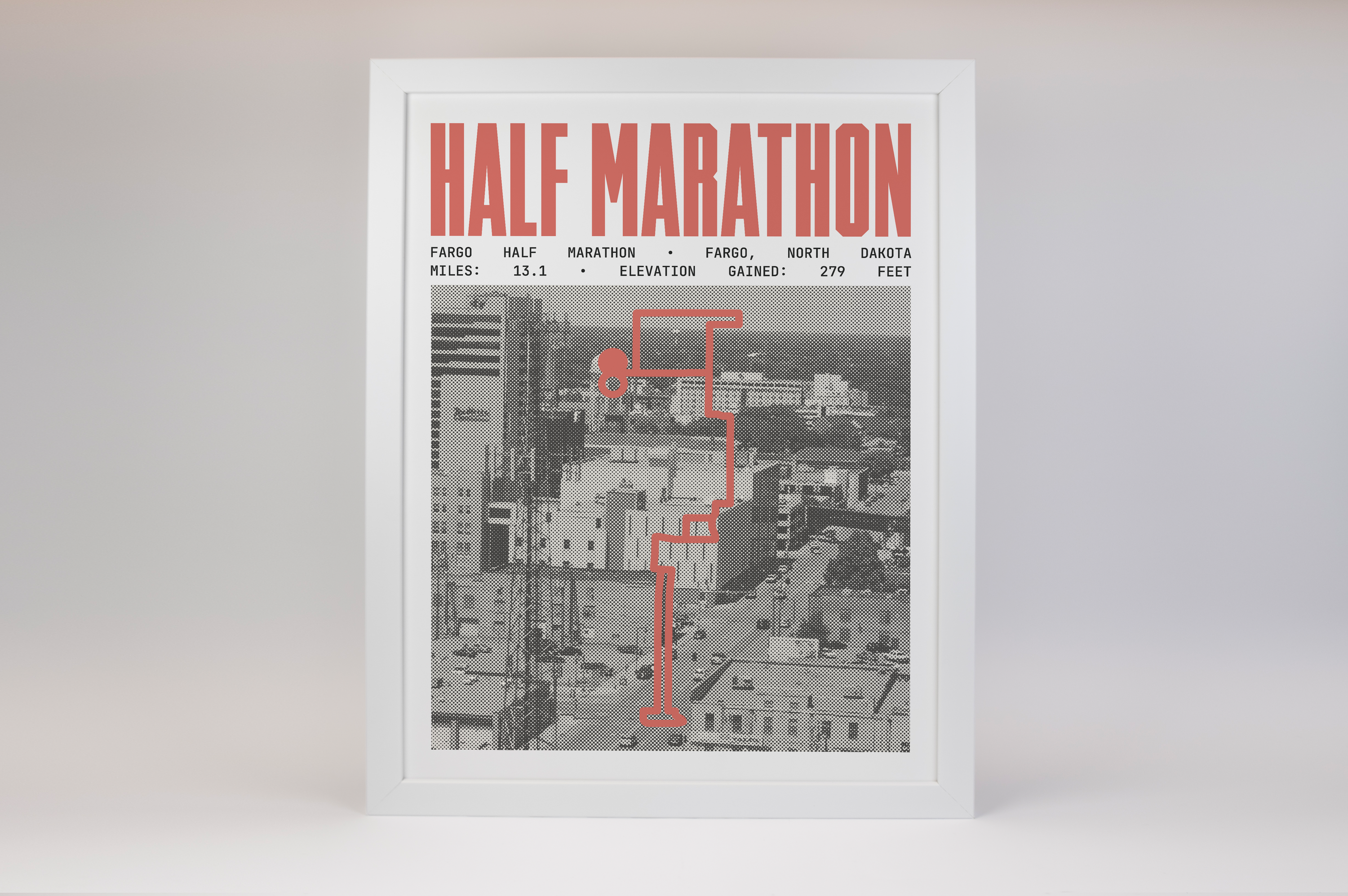 Fargo Half Marathon Poster