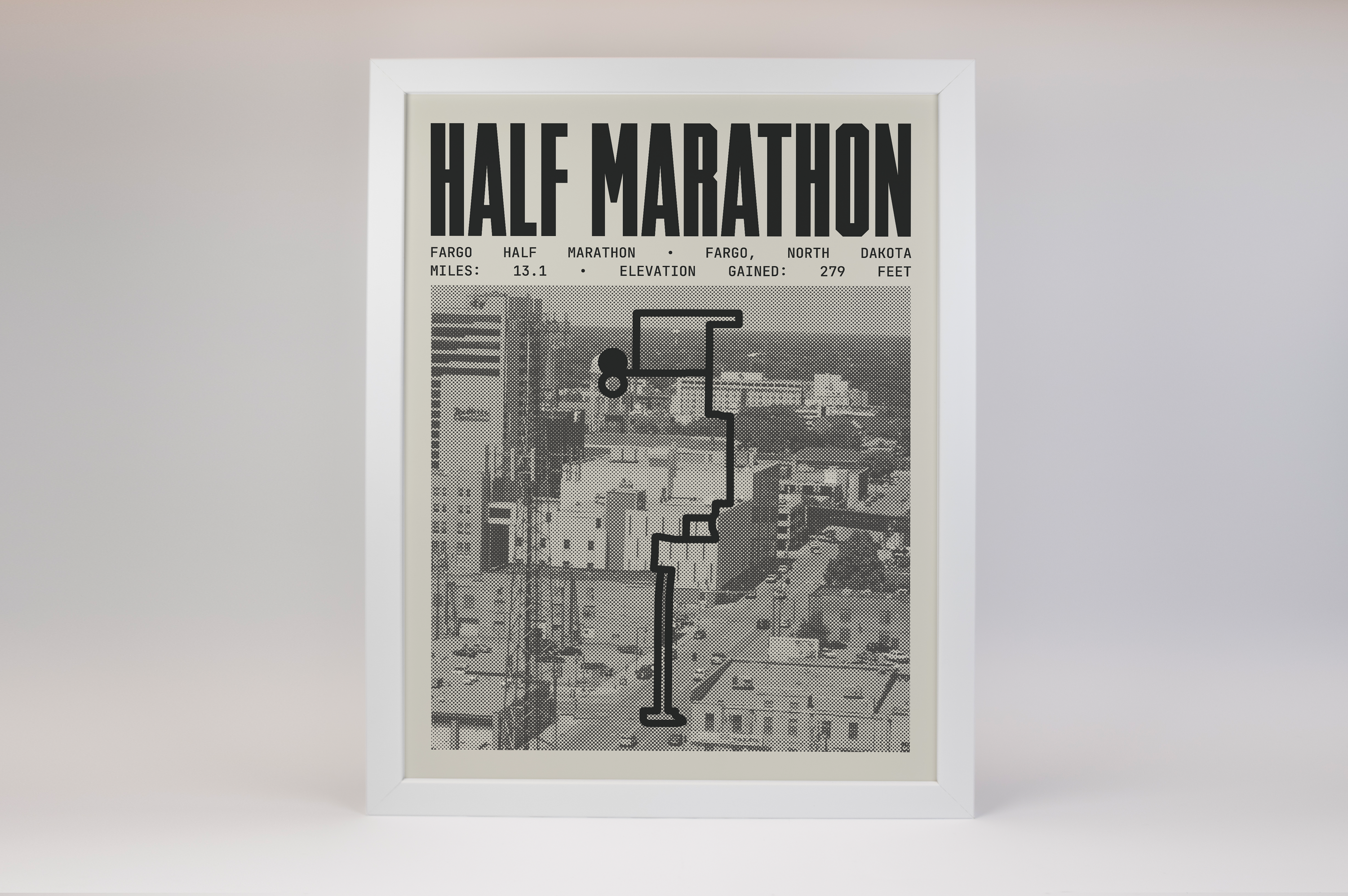 Fargo Half Marathon Poster