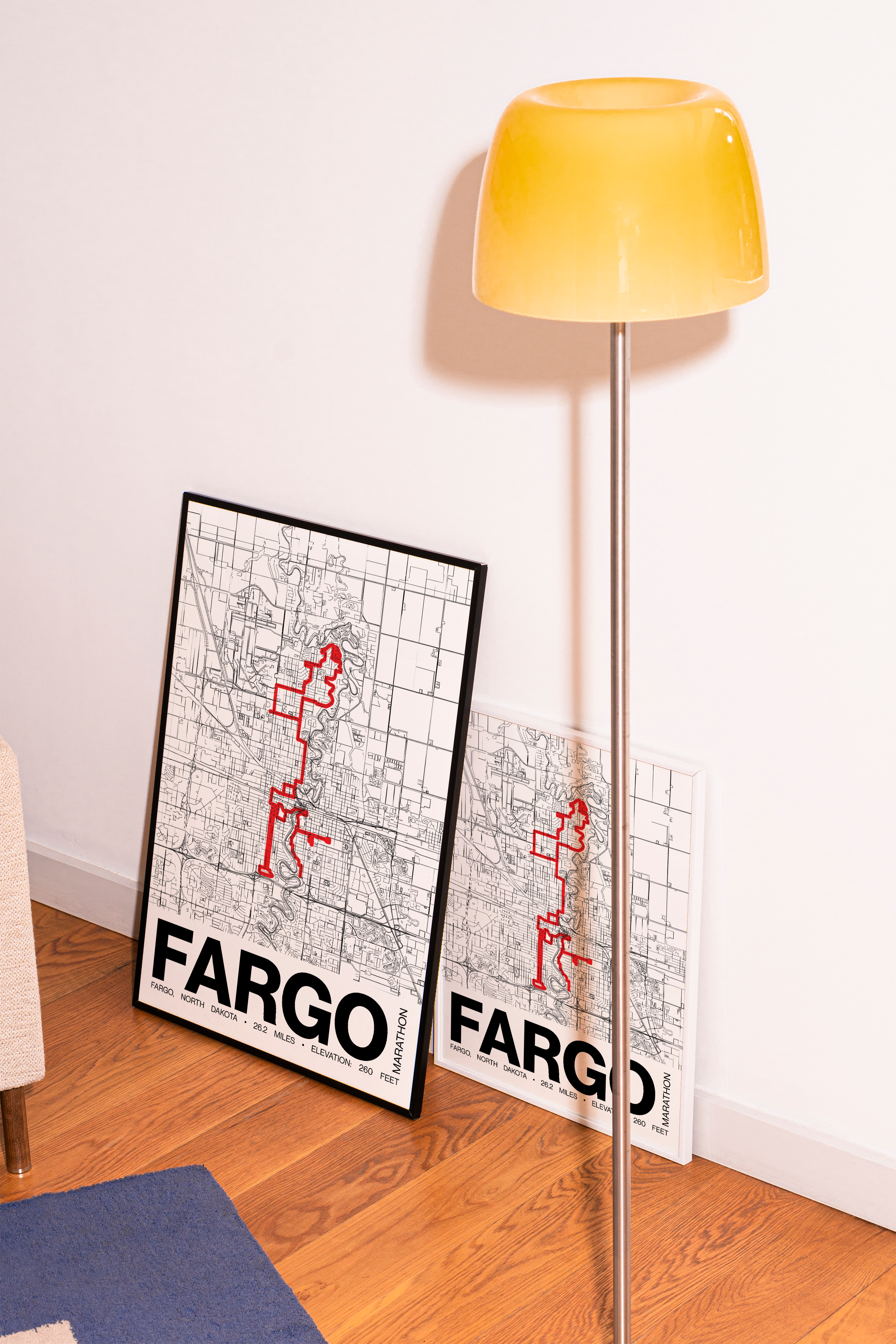 Fargo Marathon Poster - Grid Style