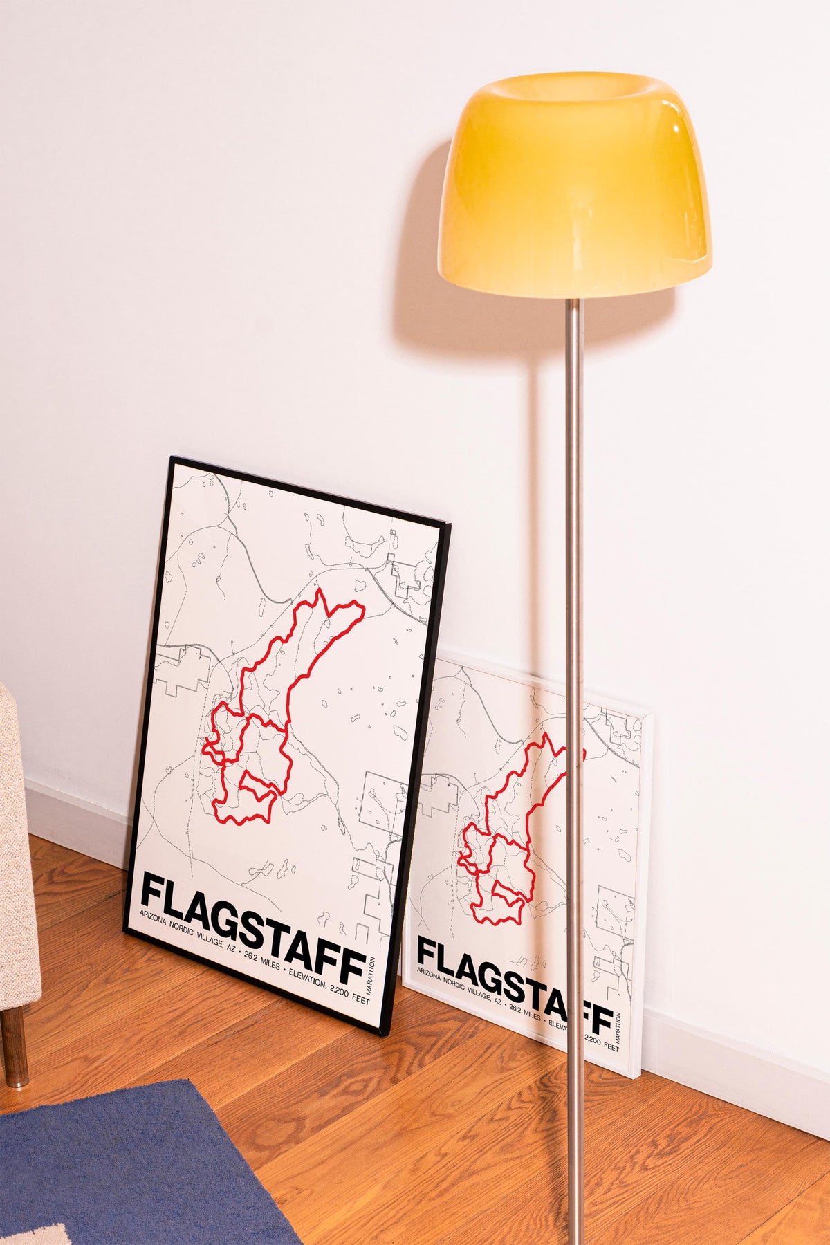 Flagstaff Marathon Poster - Grid Style