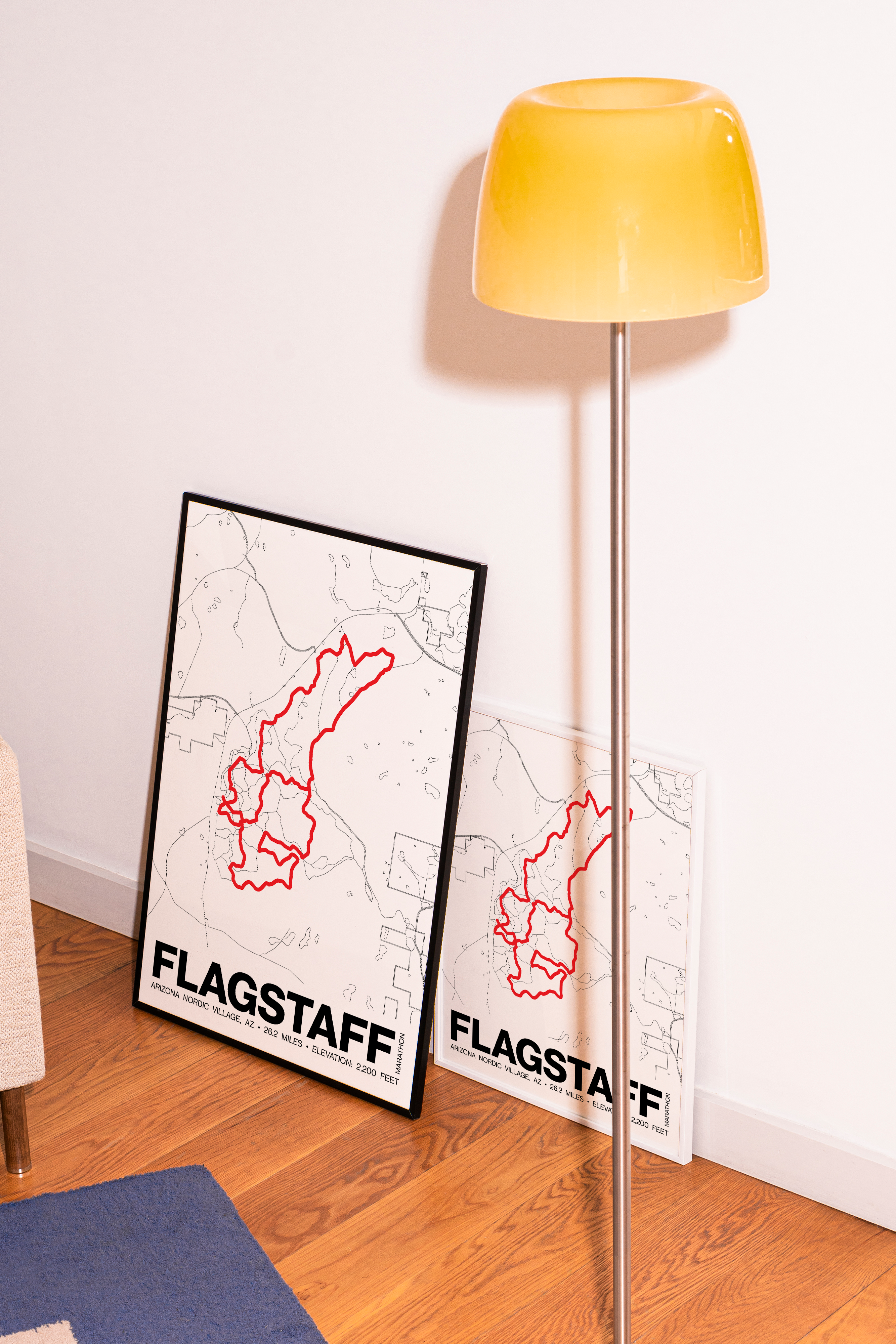 Flagstaff Marathon Poster - Grid Style