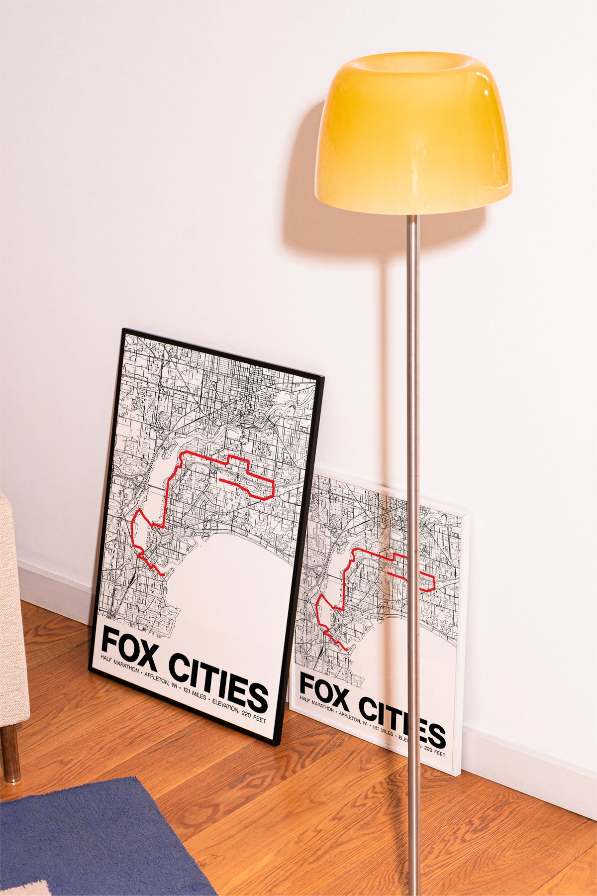 Fox Cities Half Marathon Poster - Grid Style
