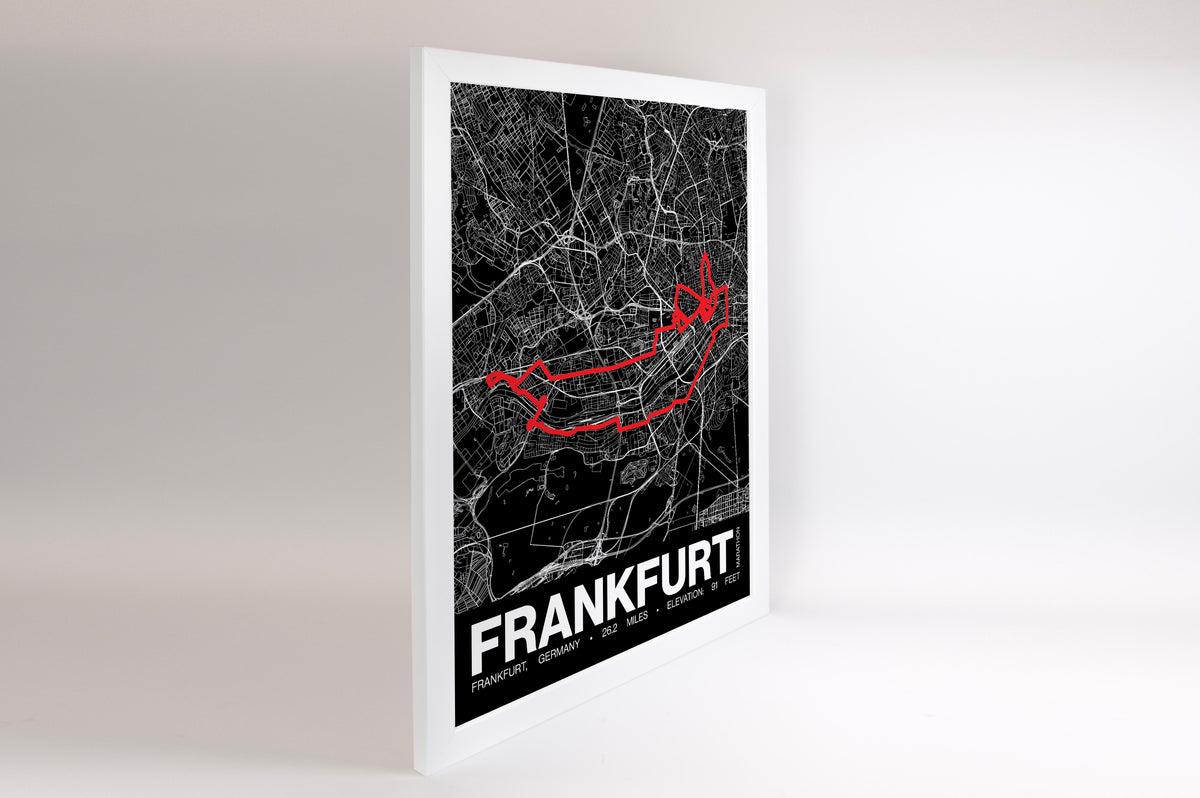 Frankfurt Marathon Poster - Grid Style