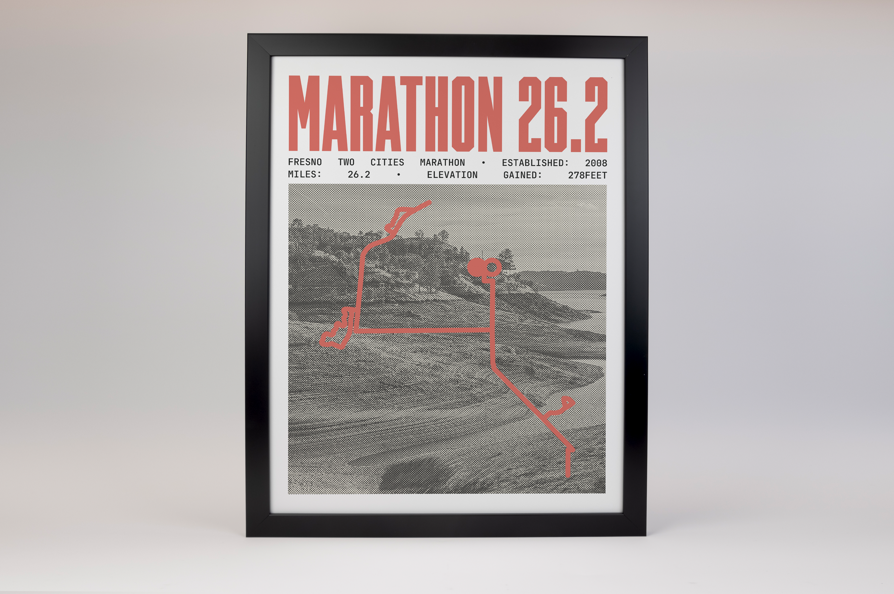 Fresno Two Cities Marathon Poster