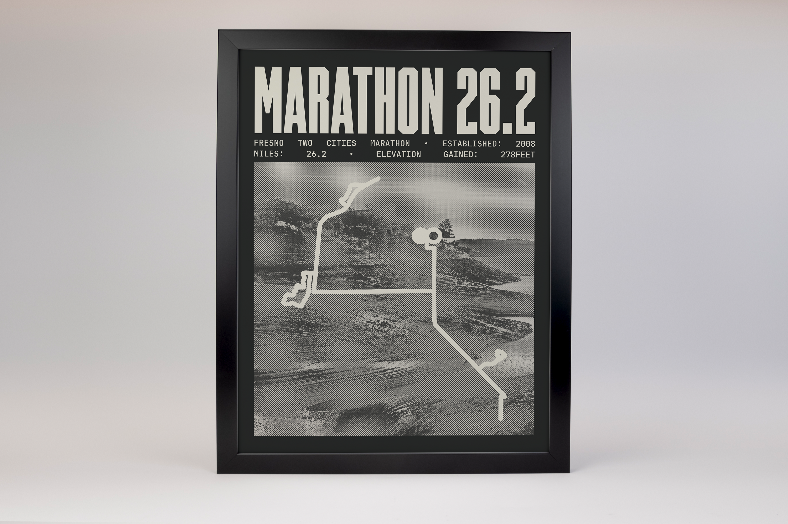 Fresno Two Cities Marathon Poster