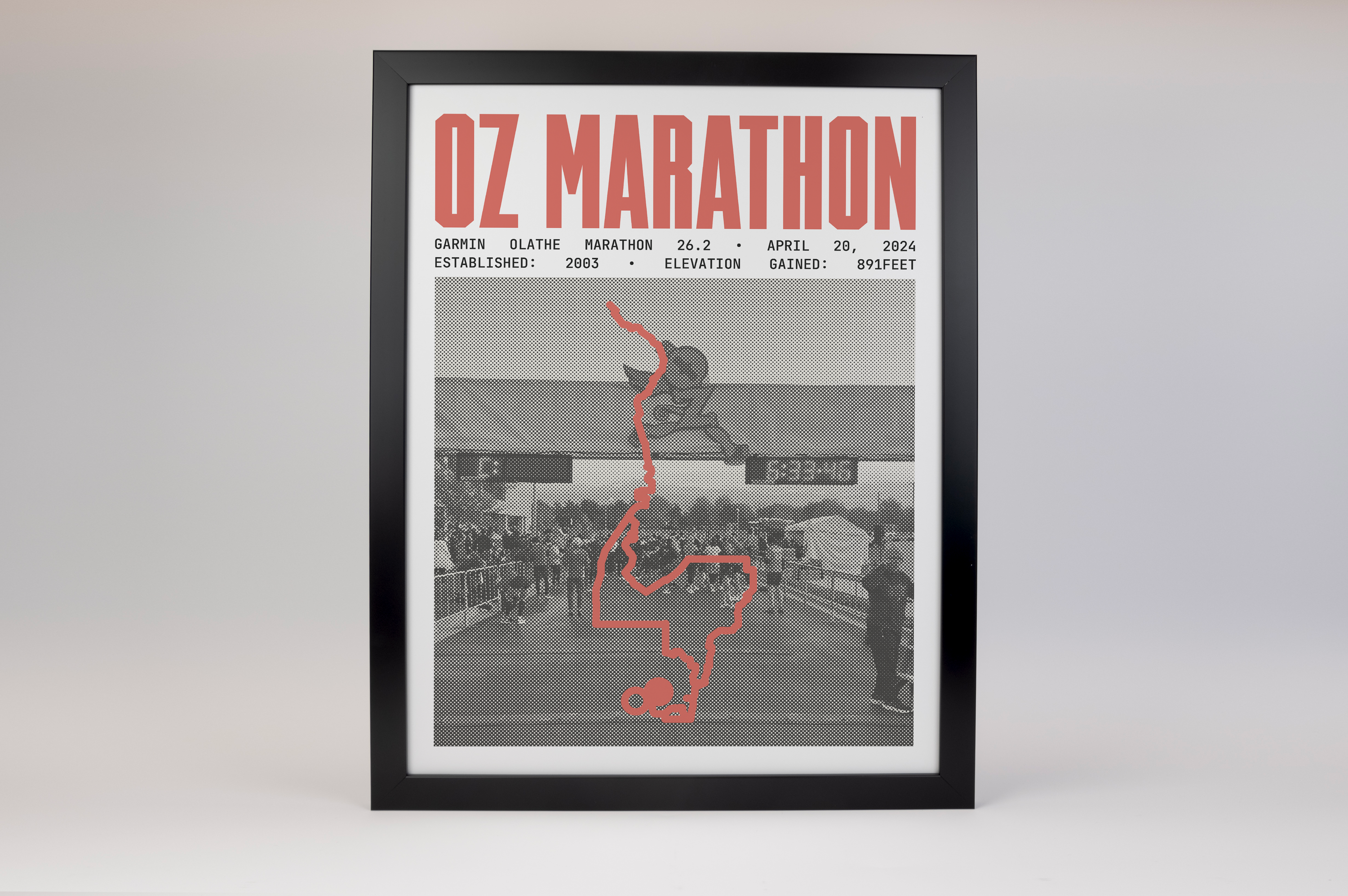 Garmin Olathe Marathon in the Land of Oz Poster V2