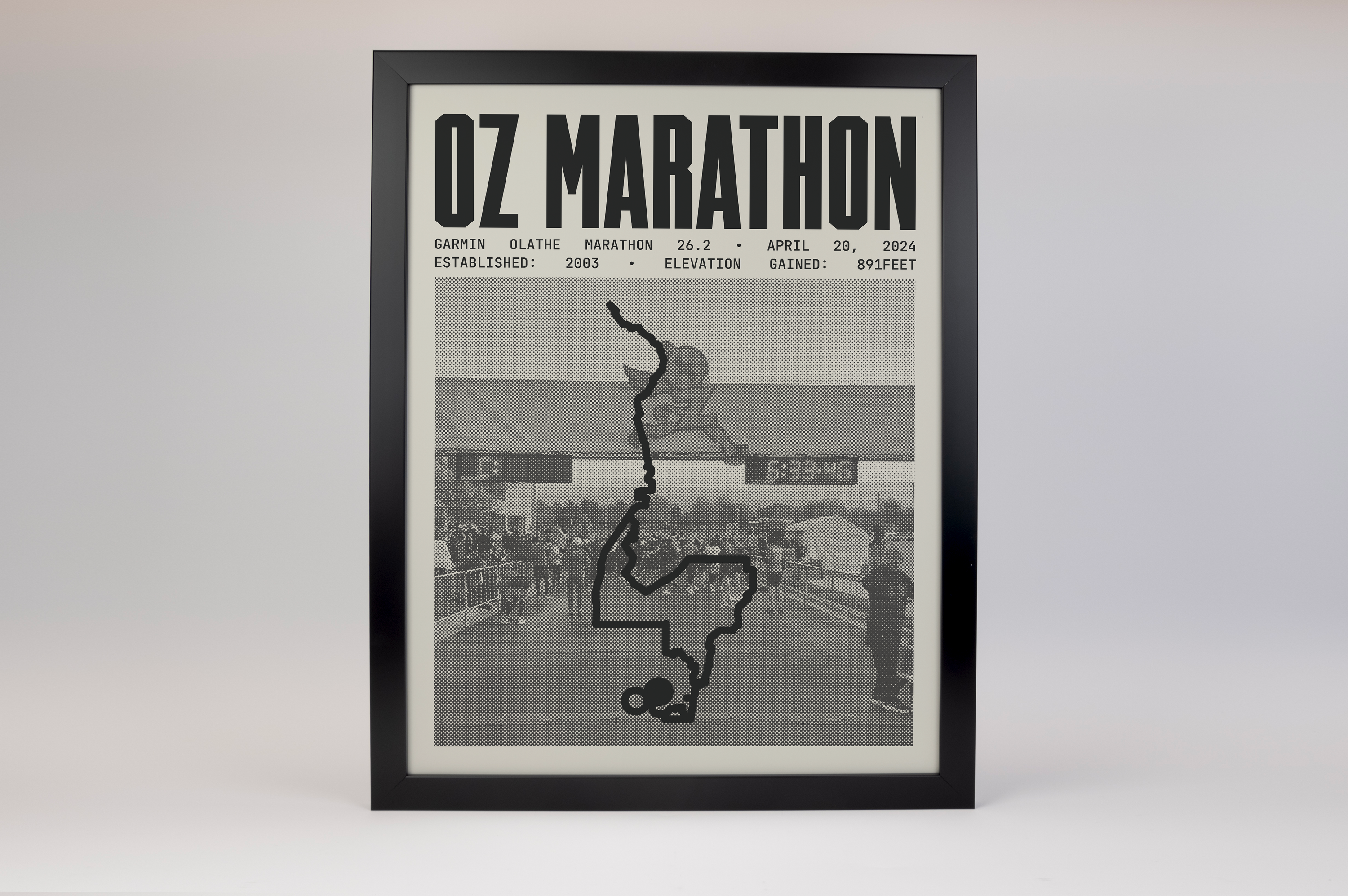 Garmin Olathe Marathon in the Land of Oz Poster V2