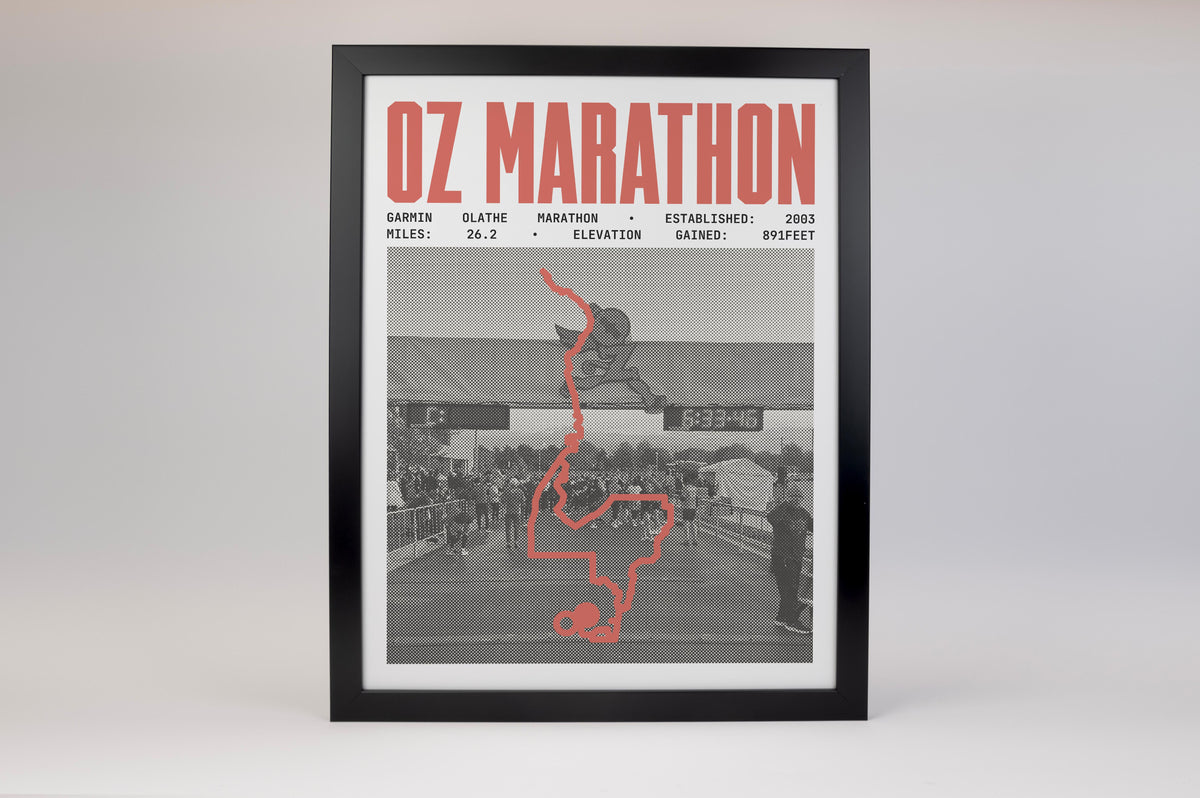 Garmin Olathe Marathon in the Land of Oz Poster V2