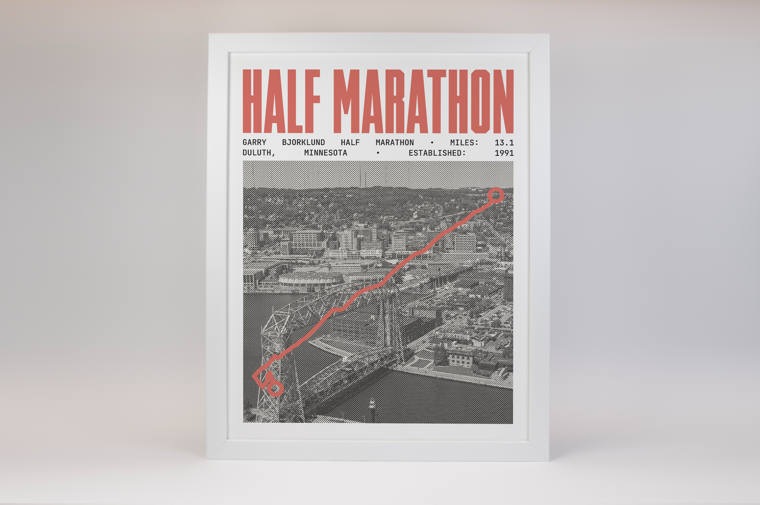 Garry Bjorklund Half-Marathon Poster