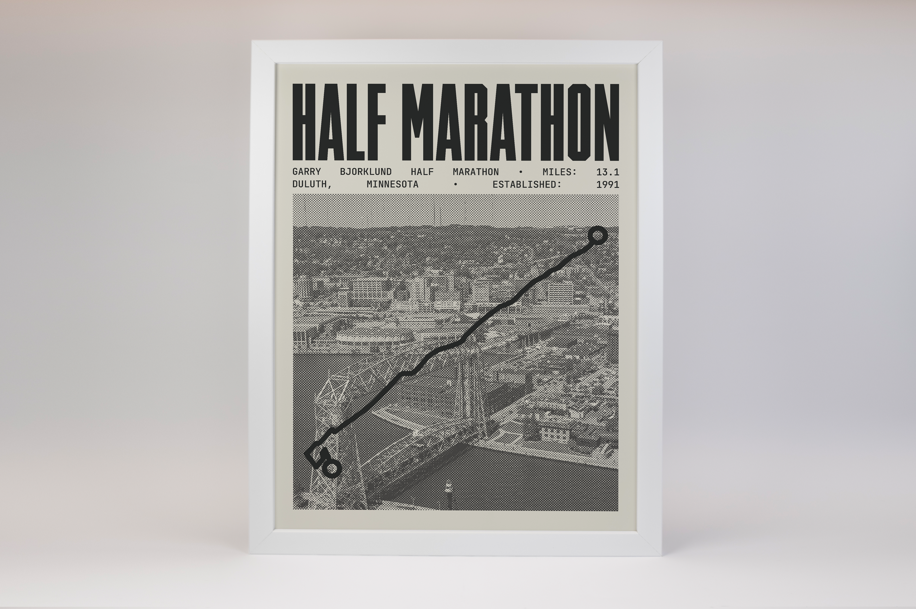 Garry Bjorklund Half-Marathon Poster