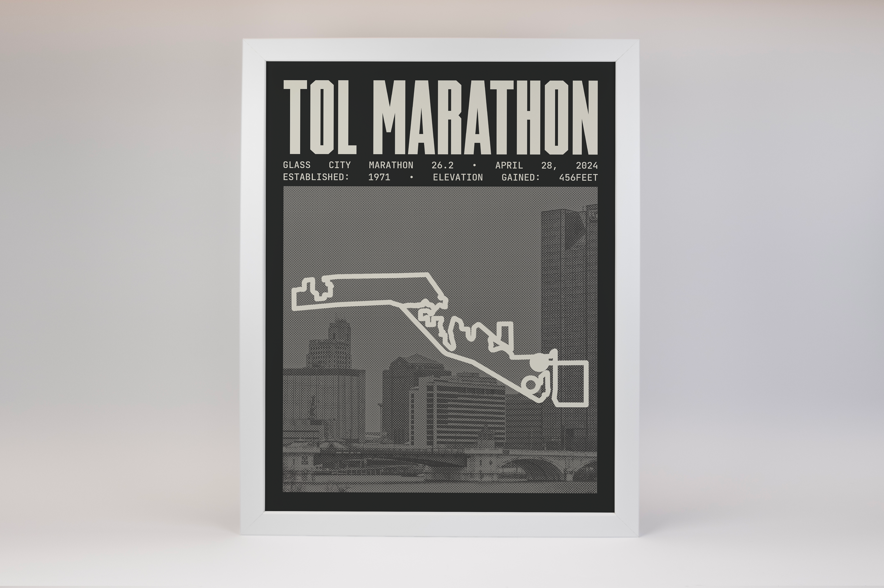 Glass City Marathon Poster