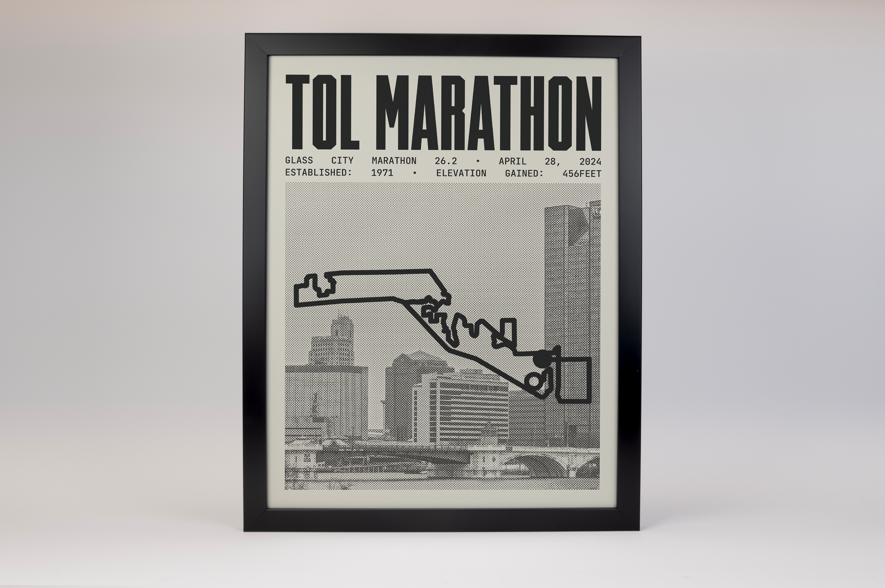 Glass City Marathon Poster