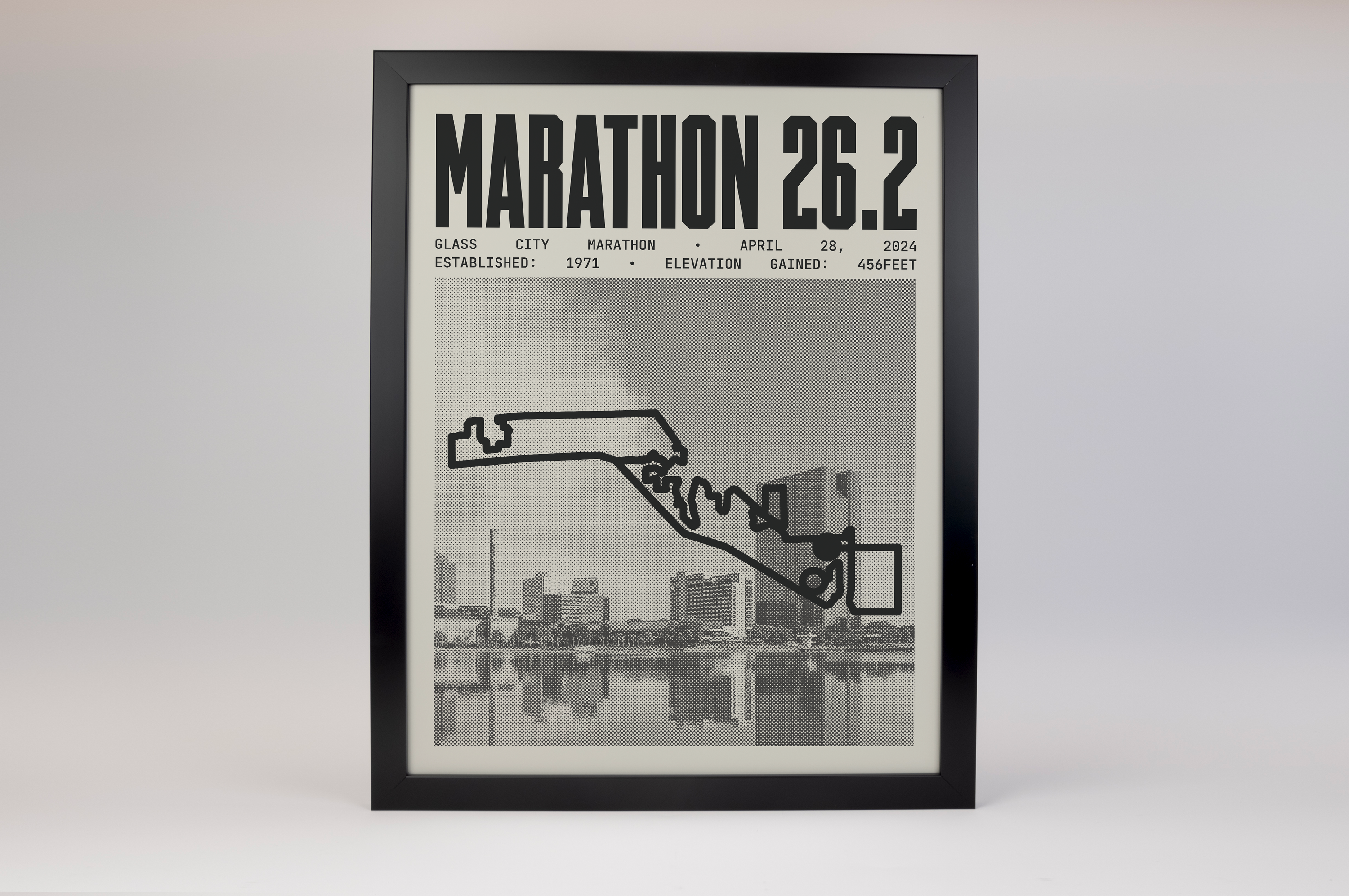 Glass City Marathon Poster V2