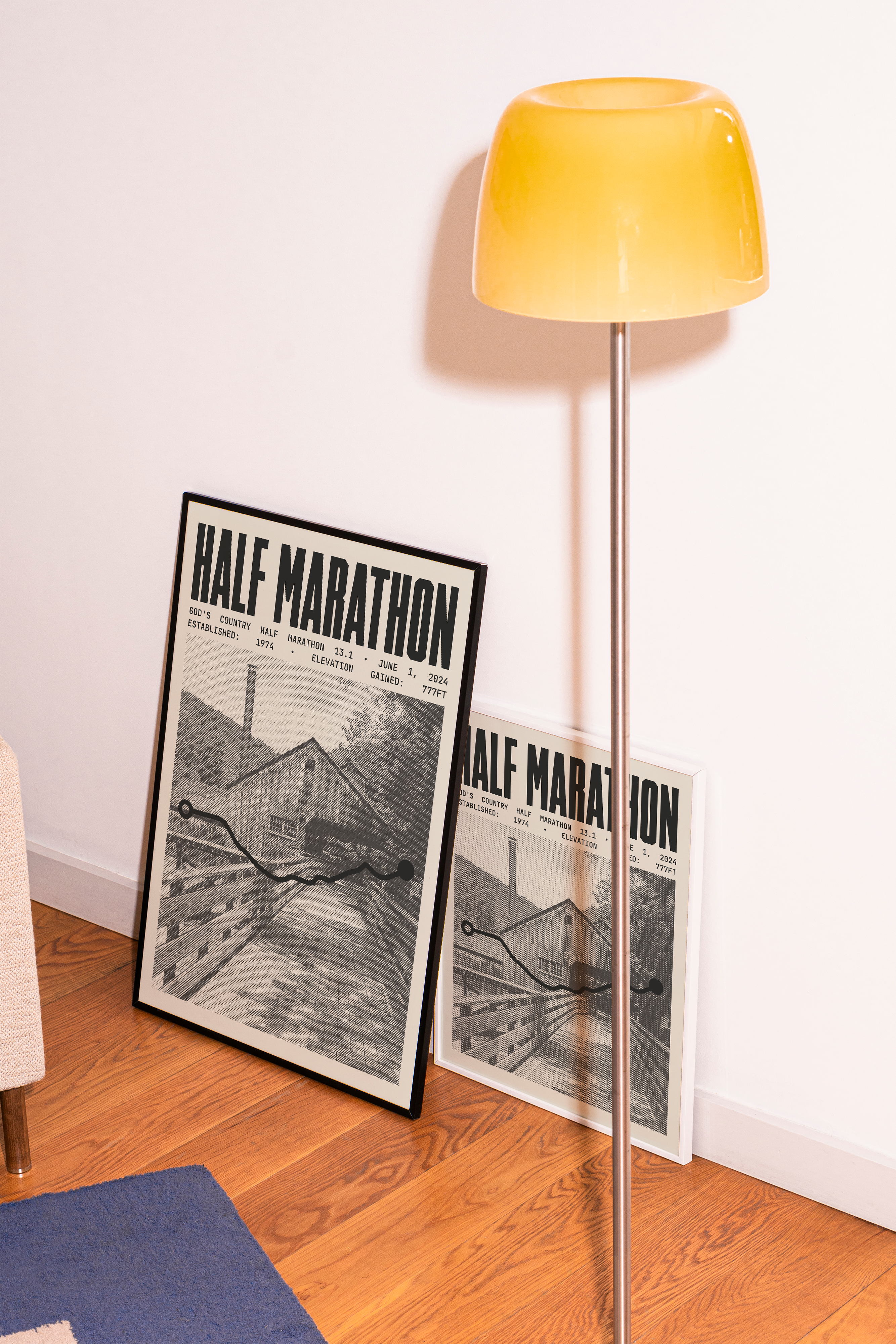 God's Country Half-Marathon Poster