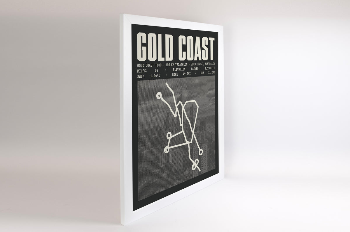 Gold Coast T100 - 100KM Triathlon Poster