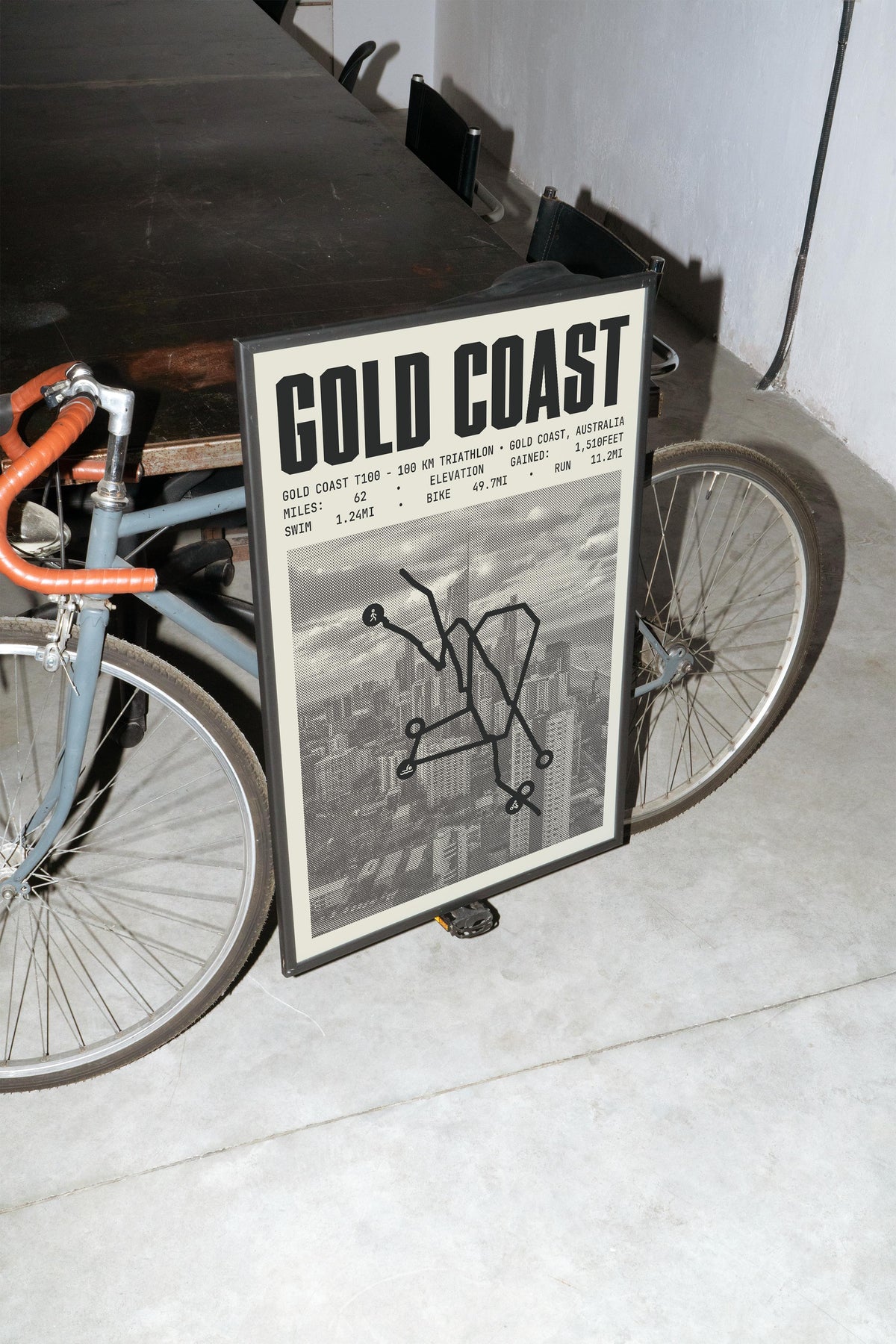 Gold Coast T100 - 100KM Triathlon Poster