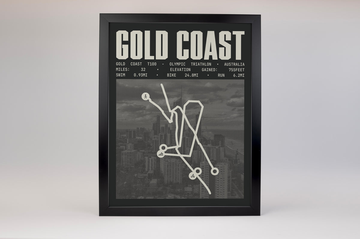 Gold Coast T100 - Olympic Triathlon Poster