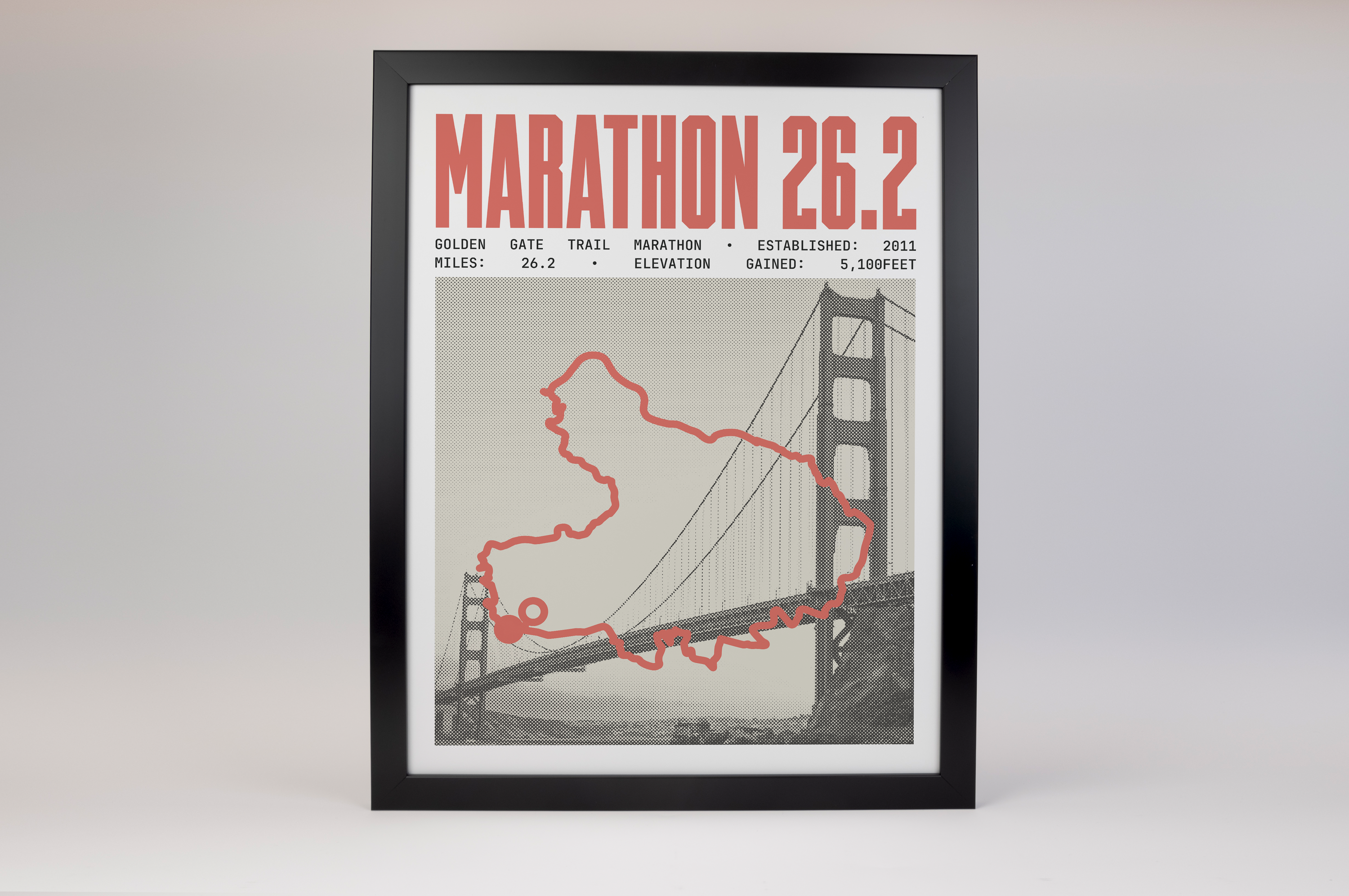Golden Gate Trail Marathon Poster
