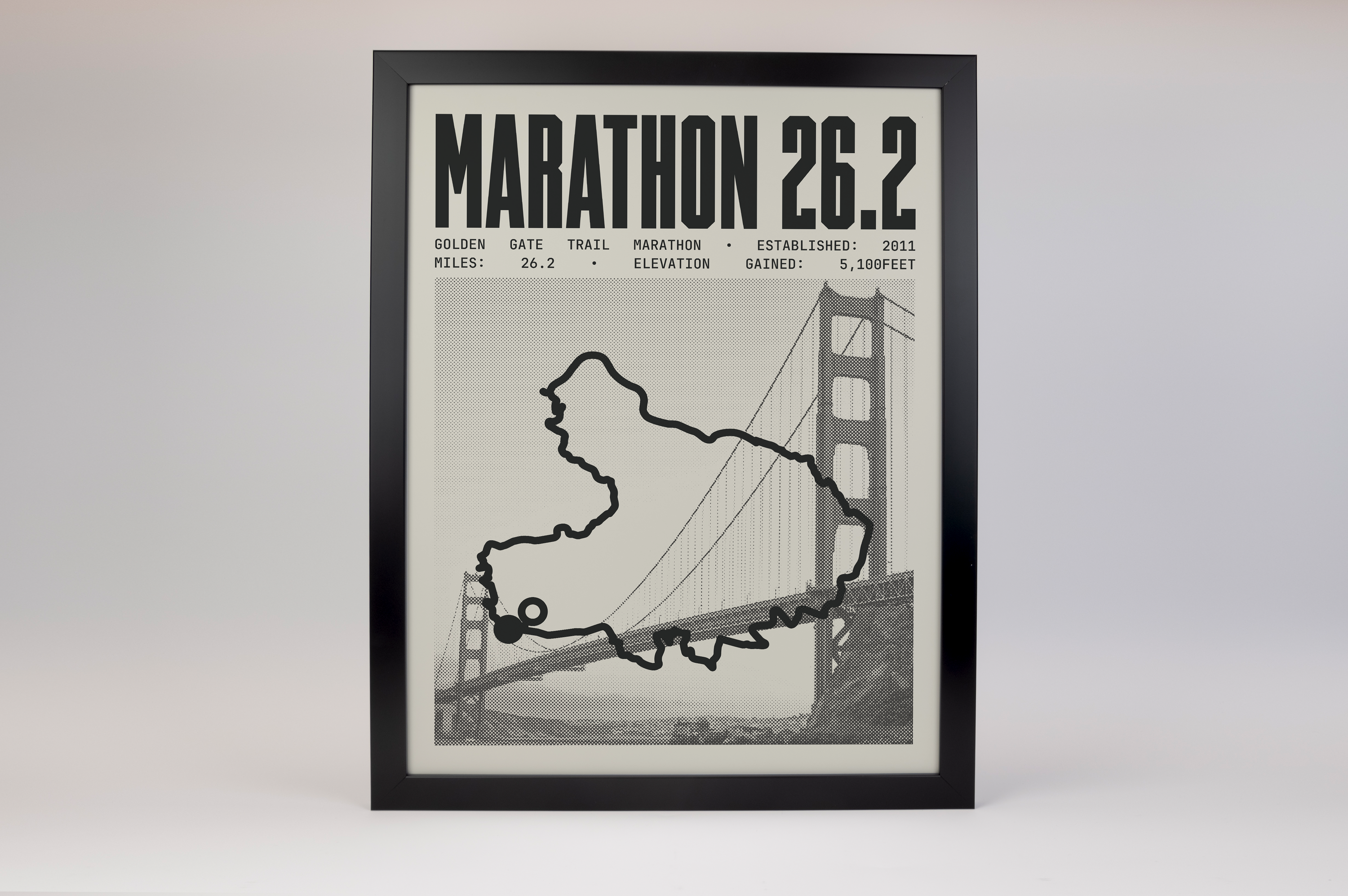 Golden Gate Trail Marathon Poster