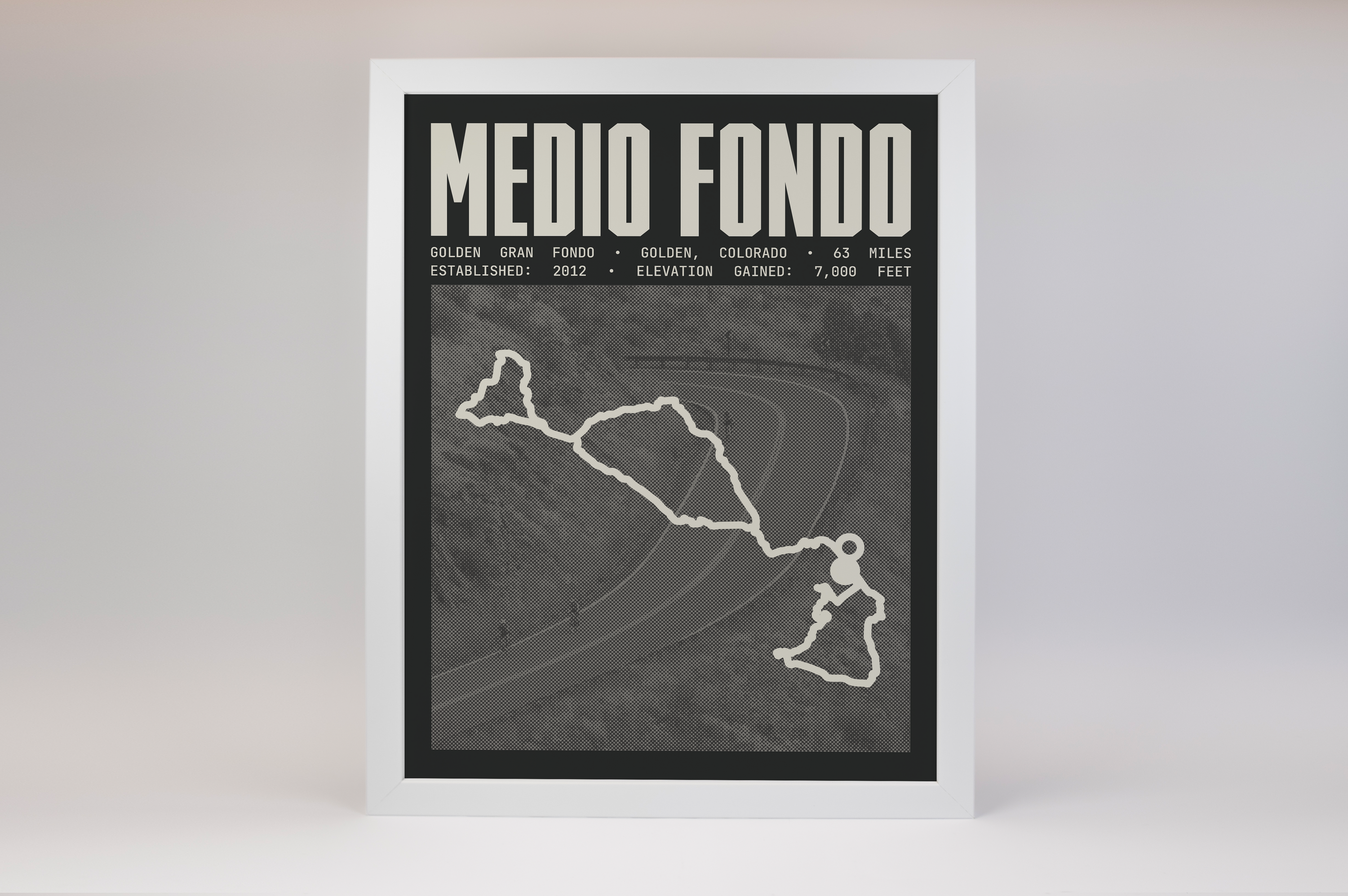 Golden Gran Fondo- Medio Fondo Poster