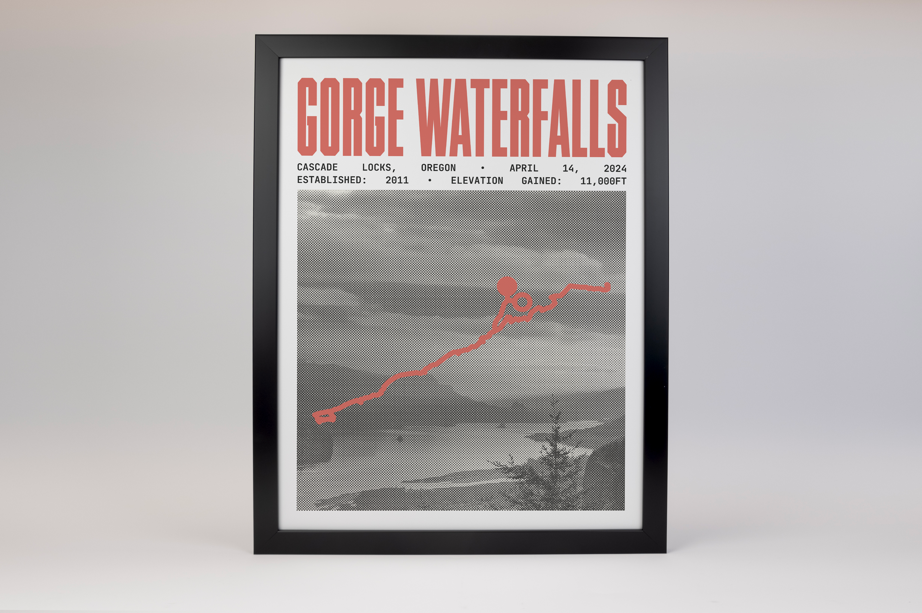 Gorge Waterfalls 100 Endurance Run Poster