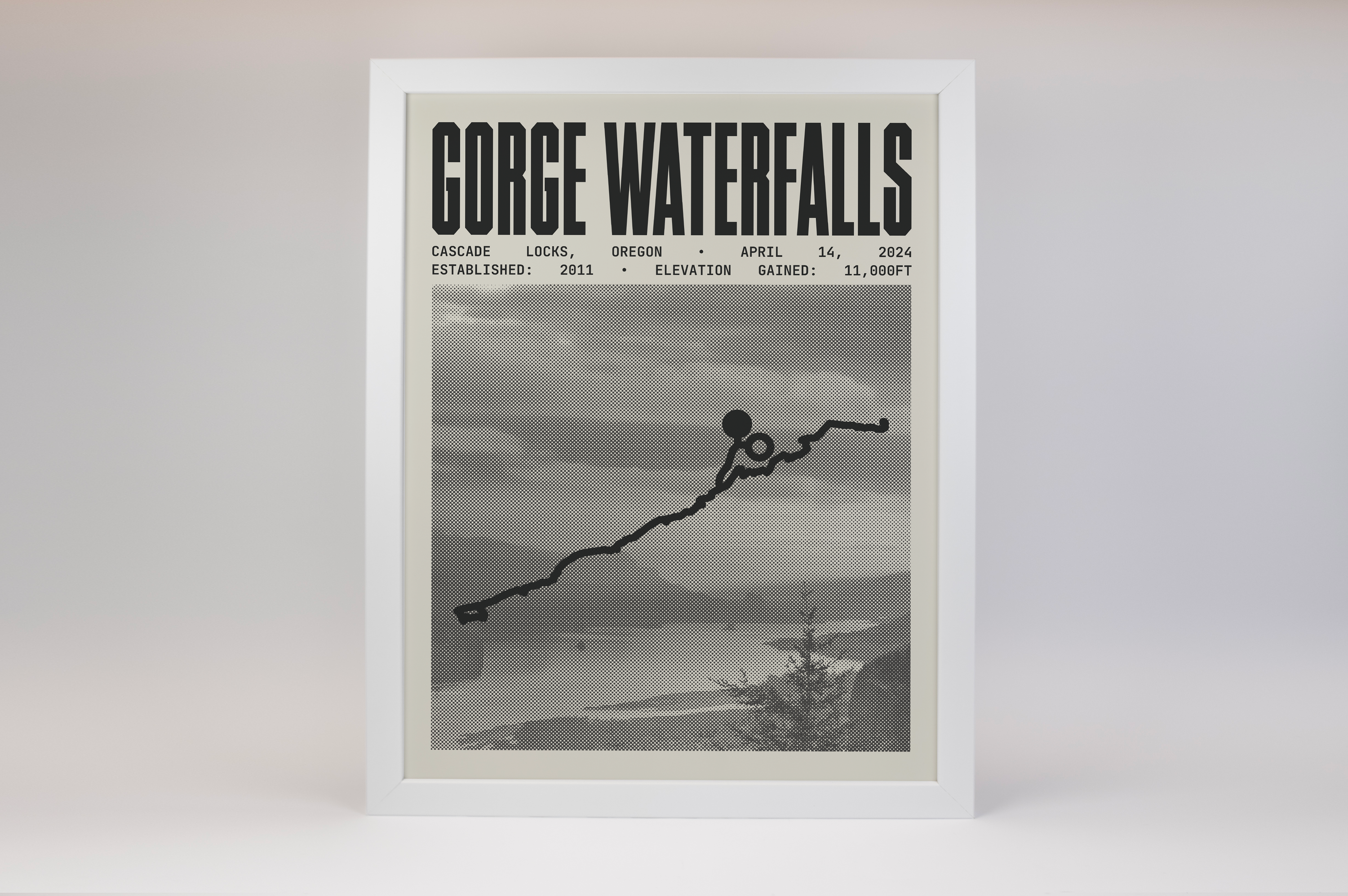 Gorge Waterfalls 100 Endurance Run Poster