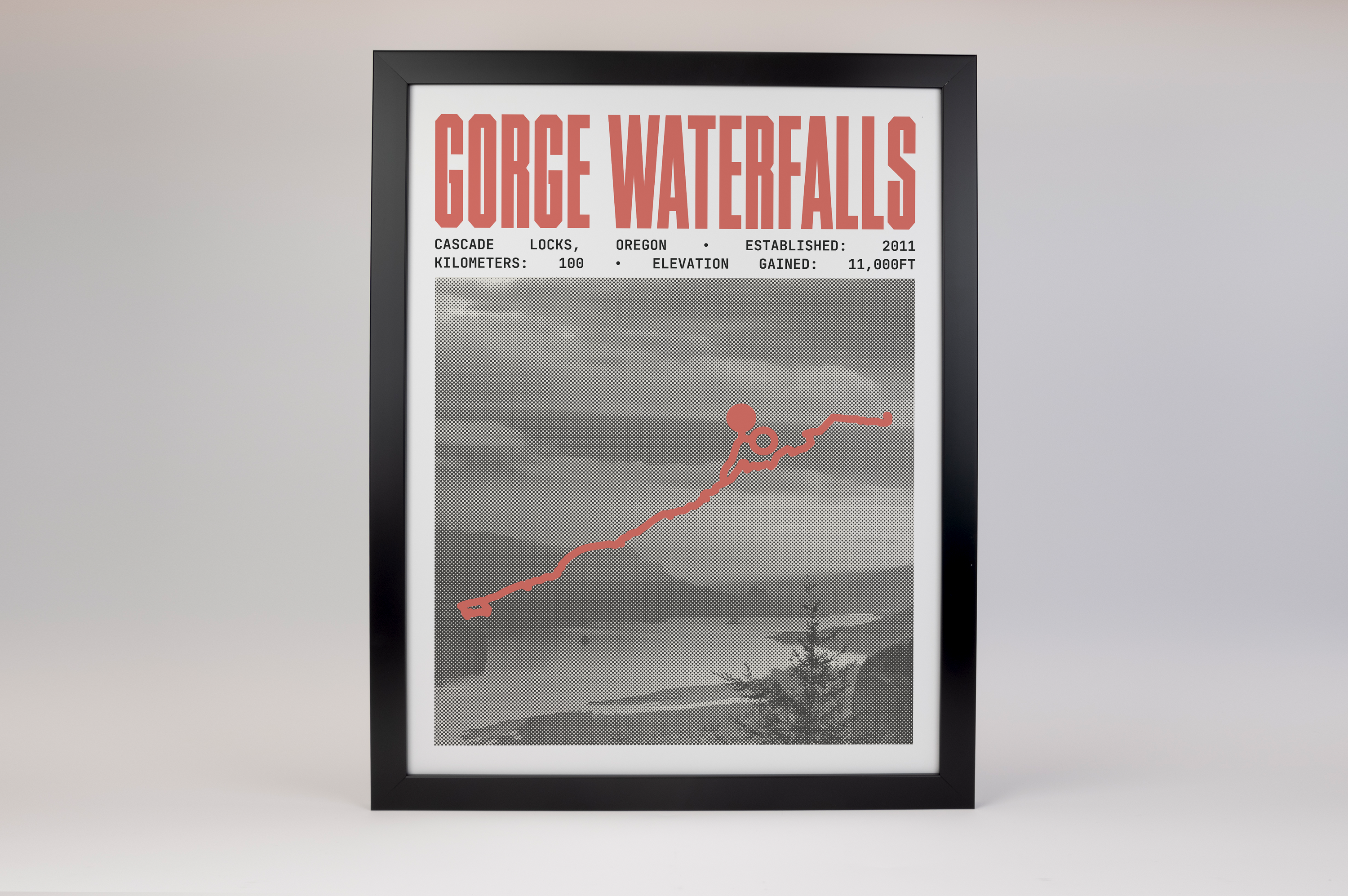 Gorge Waterfalls 100 Endurance Run Poster