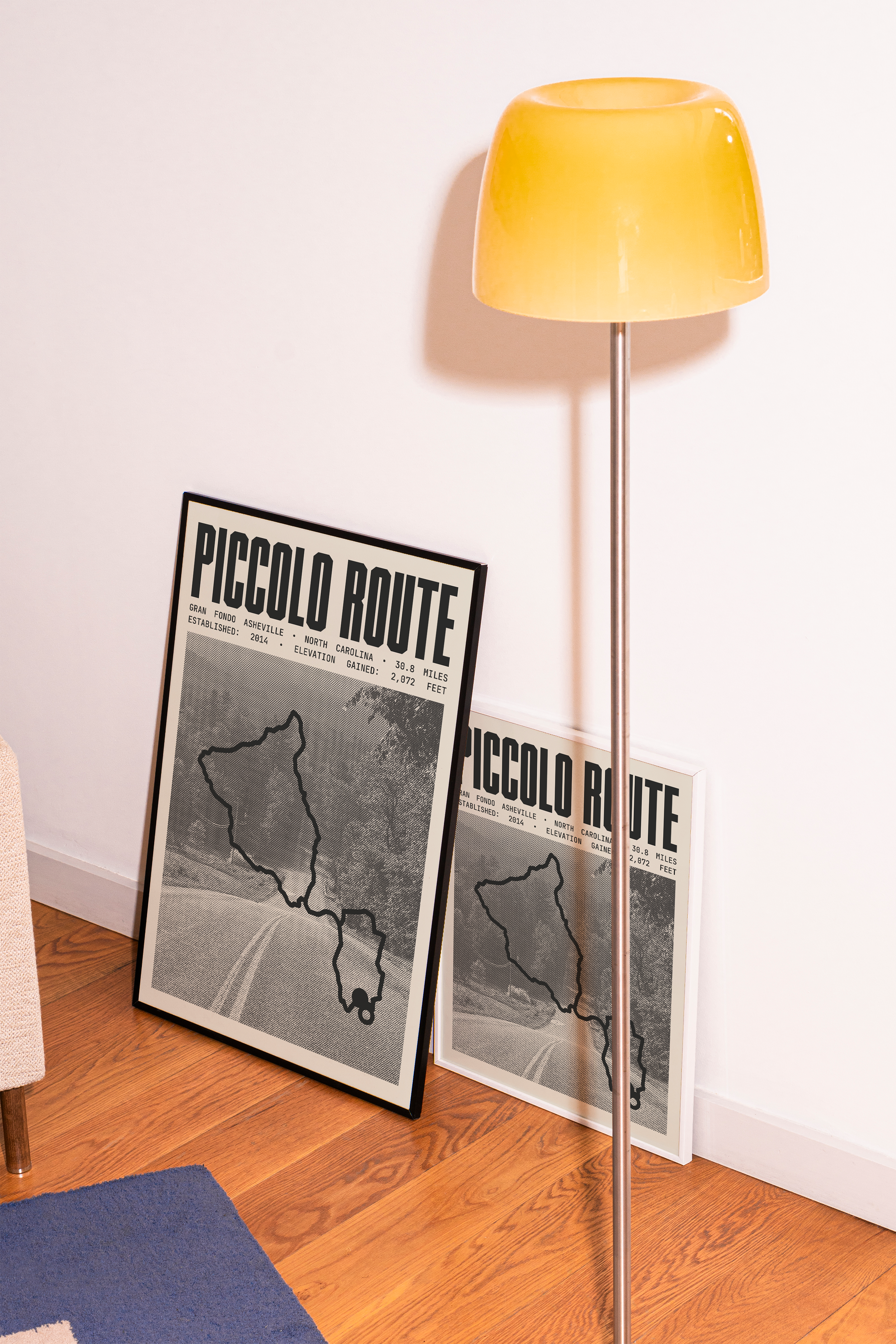 Gran Fondo Asheville - Piccolo Route Poster