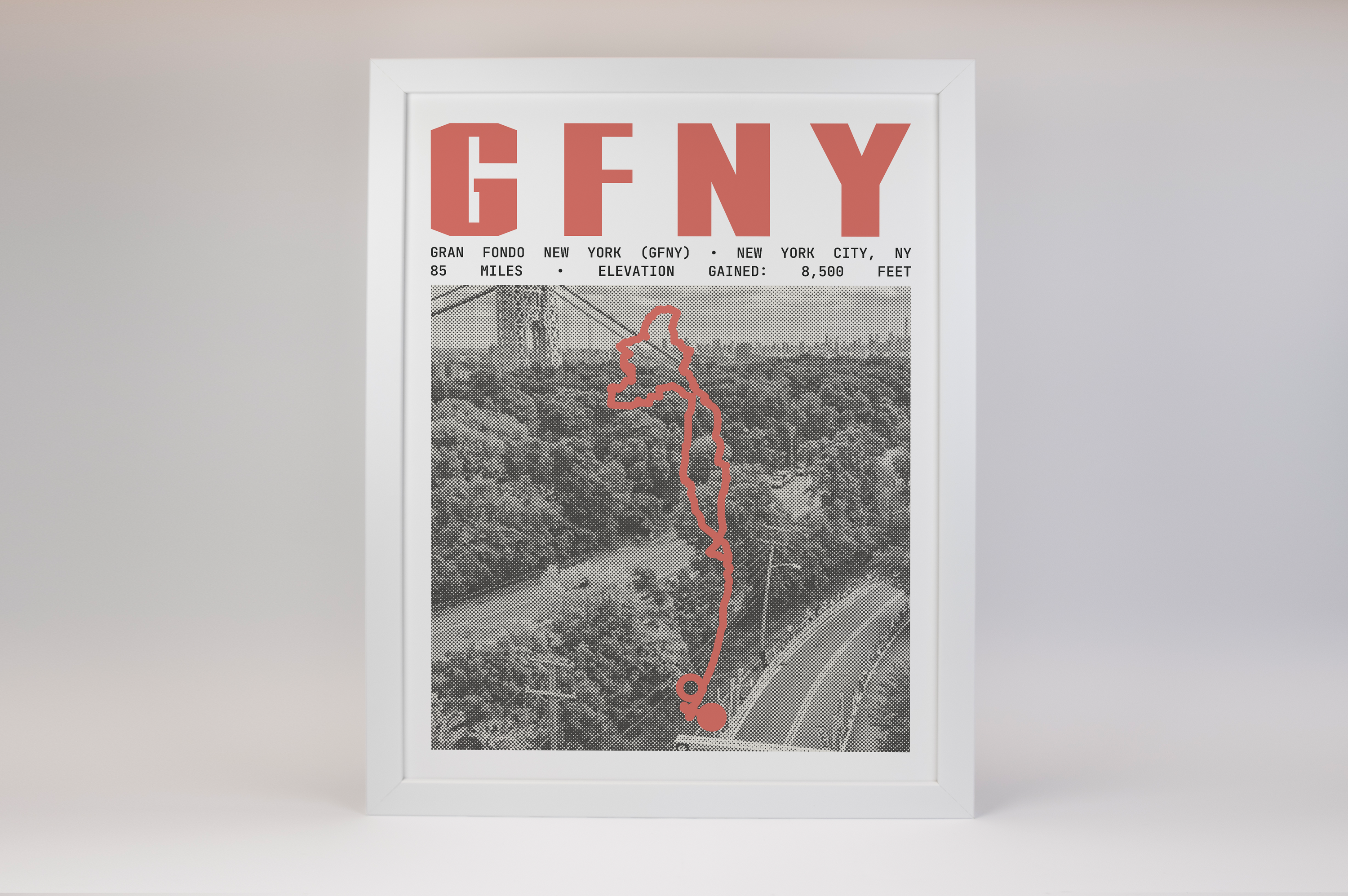 Gran Fondo New York Poster