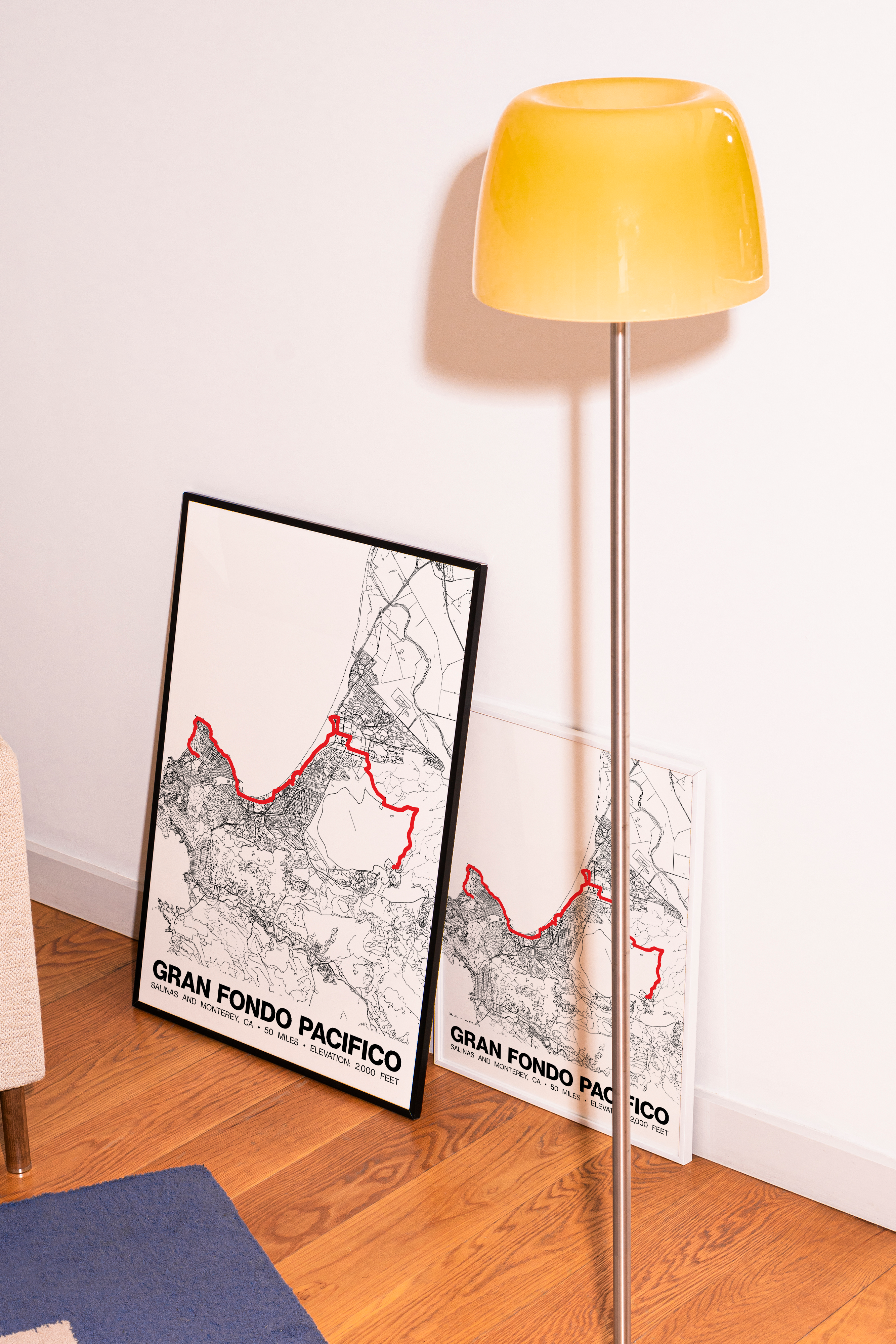 Sea Otter Classic Gran Fondo Pacifico Poster - Grid Style