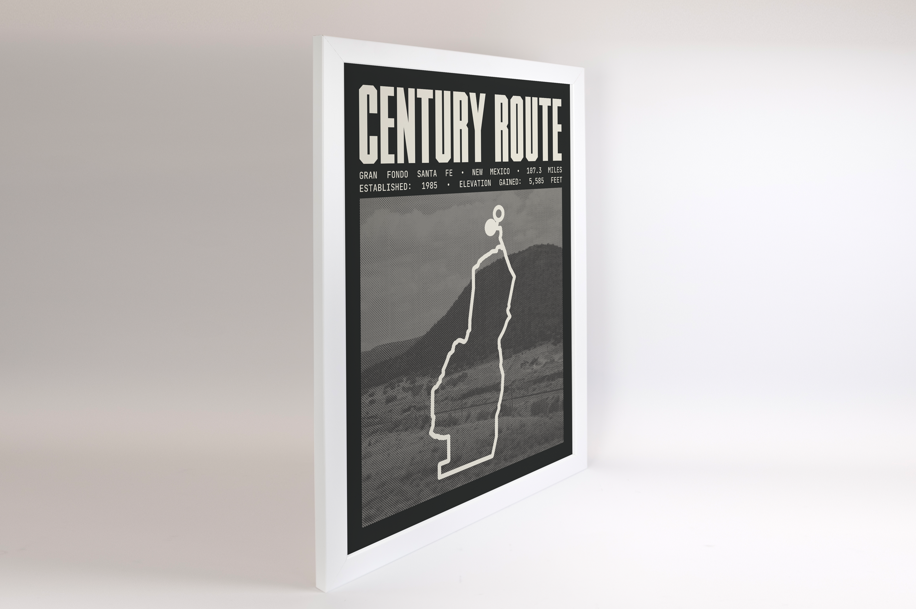 Gran Fondo Santa Fe - Century Route Poster