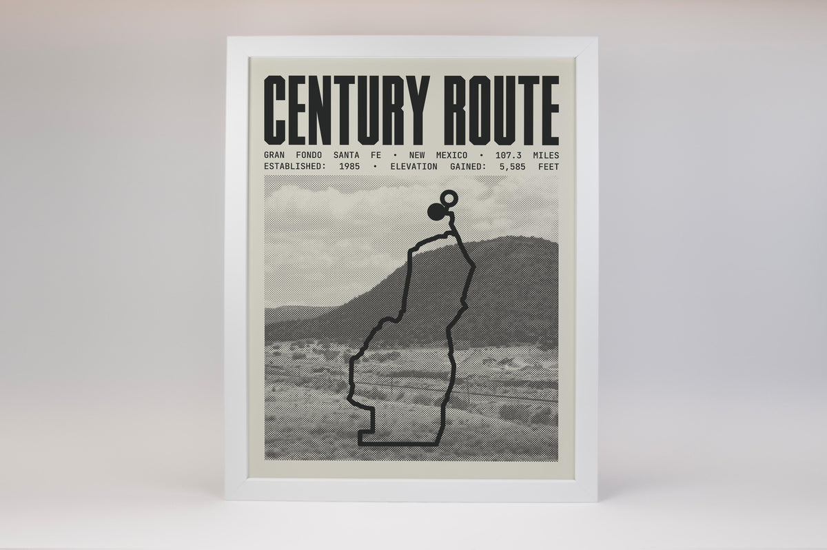 Gran Fondo Santa Fe - Century Route Poster