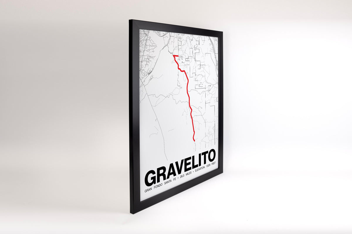 Gran Fondo Santa Fe Gravelito Poster - Grid Style