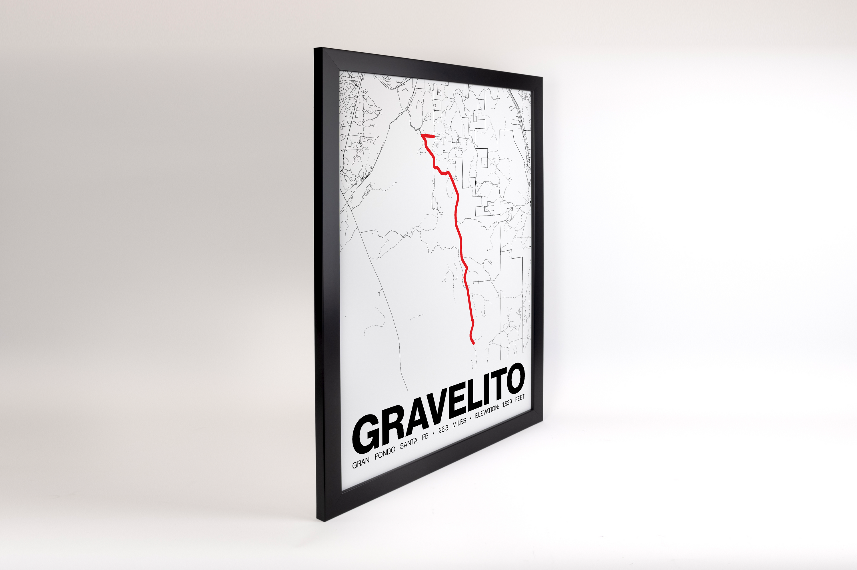 Gran Fondo Santa Fe Gravelito Poster - Grid Style