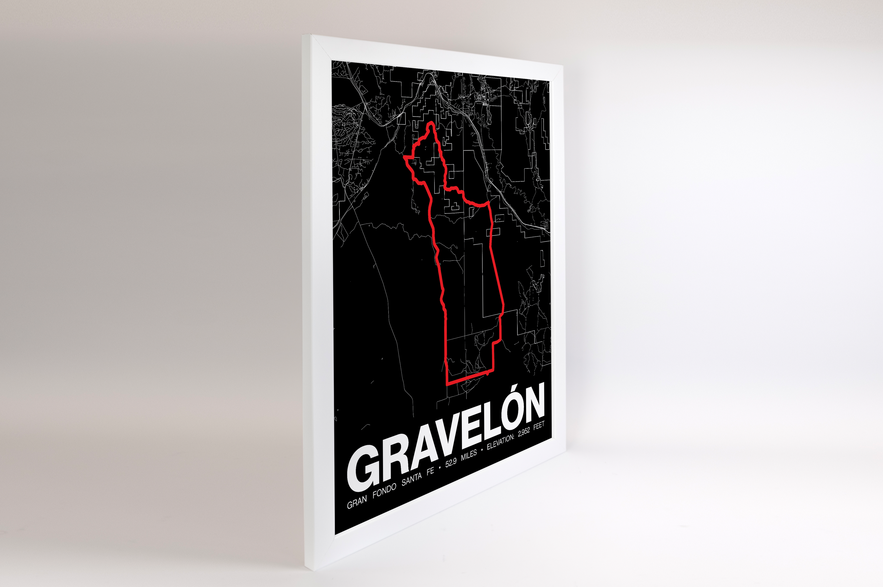 Gran Fondo Santa Fe Gravelón Poster - Grid Style