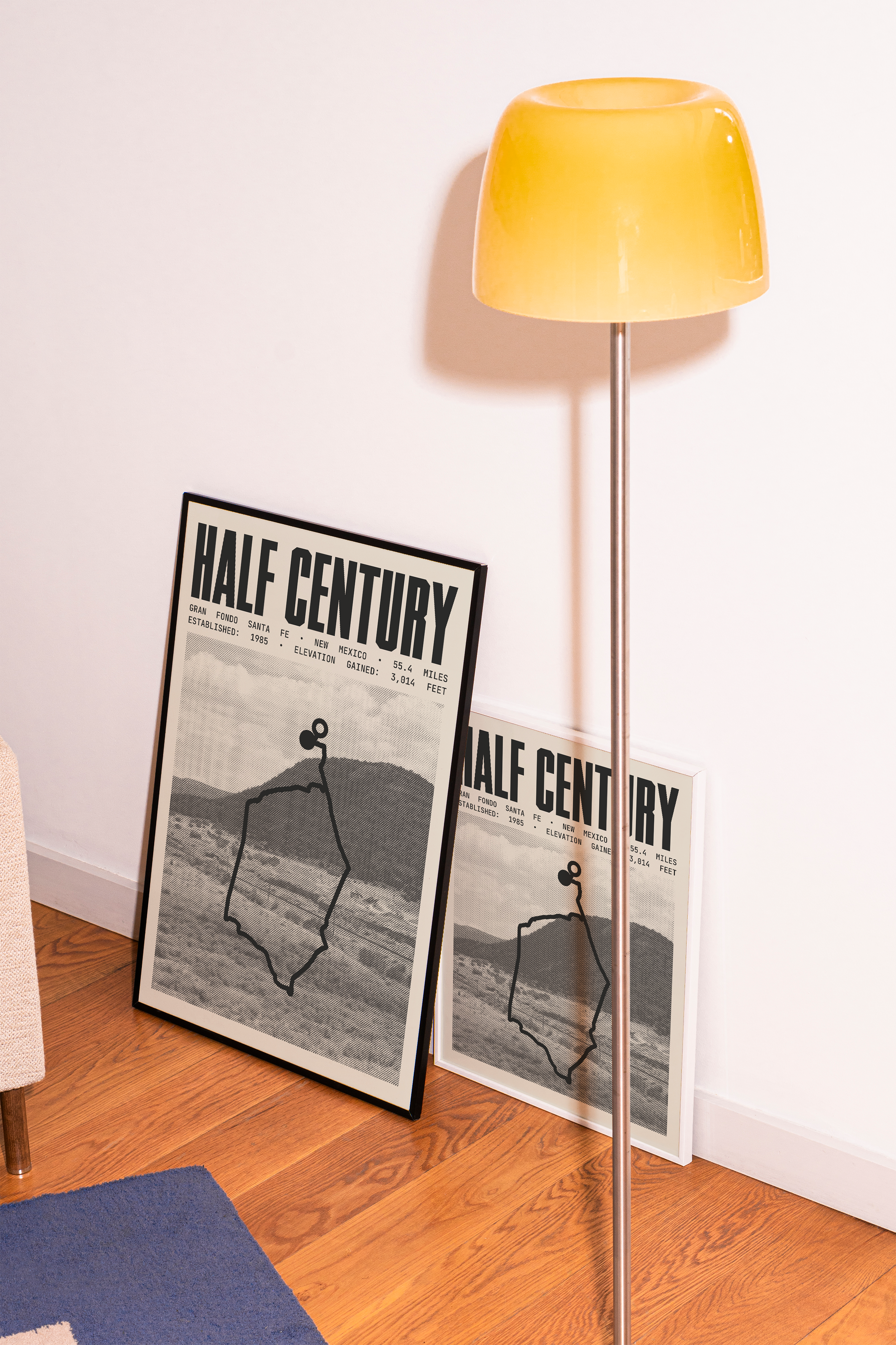 Gran Fondo Santa Fe - Half Century Route Poster