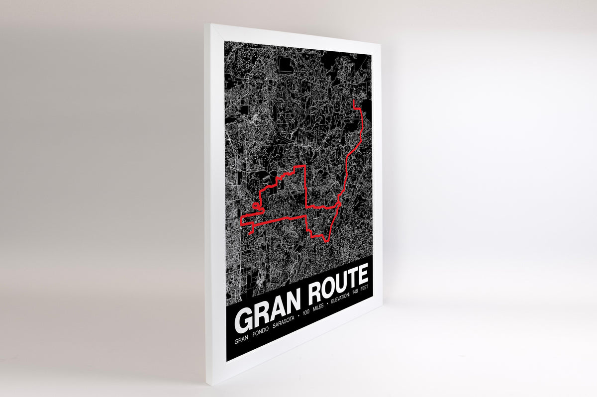 Gran Fondo Sarasota Gran Route - Grid Style